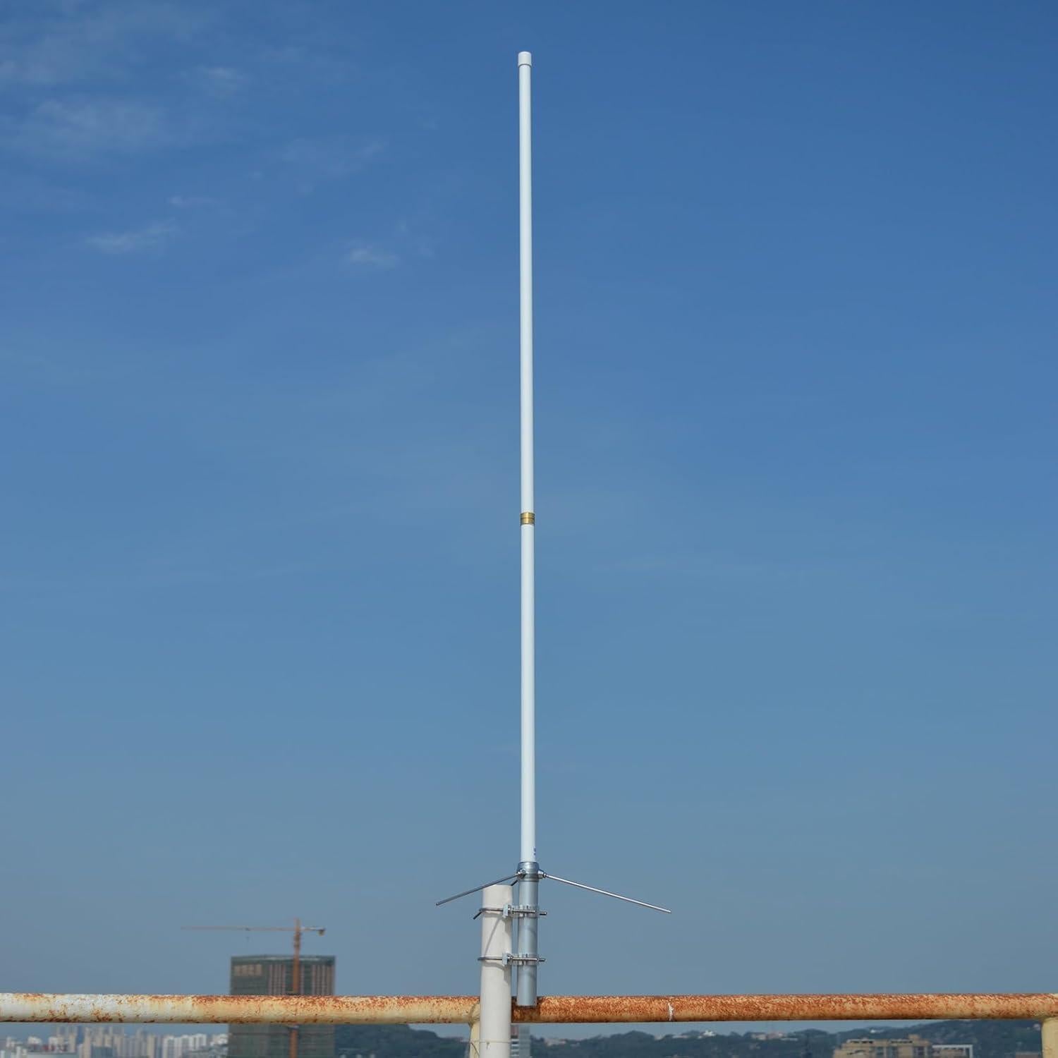 Antena Base GMRS 1.7m Fibra de Vidrio 462-467MHz 7.2dBi