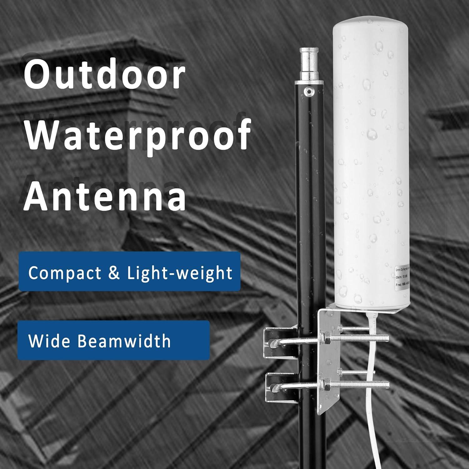 Antena Omnidireccional Exterior ZDTECH 10-12dBi 698-4000MHz
