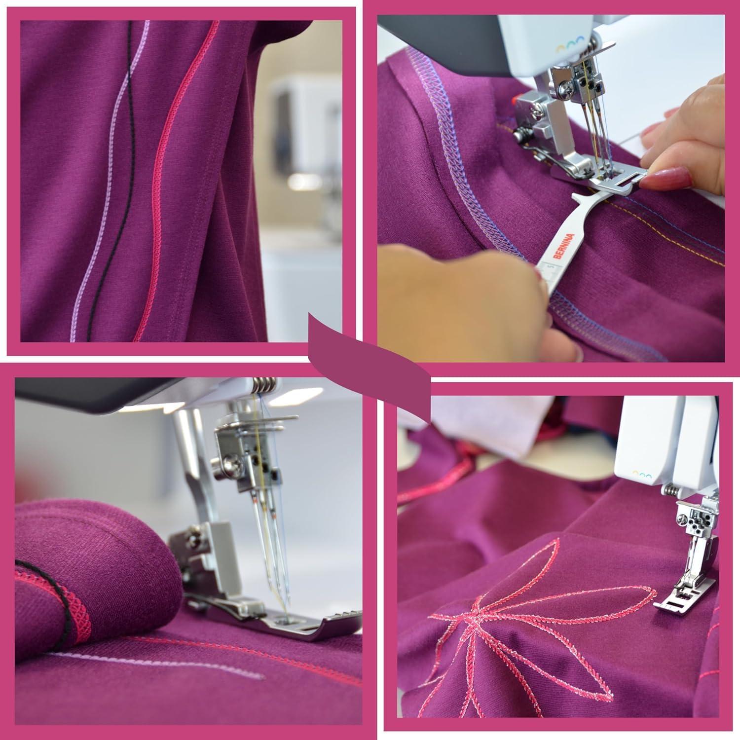 Overlock Bernette B64 Airlock 1300 PPM 16 Puntadas Luz LED