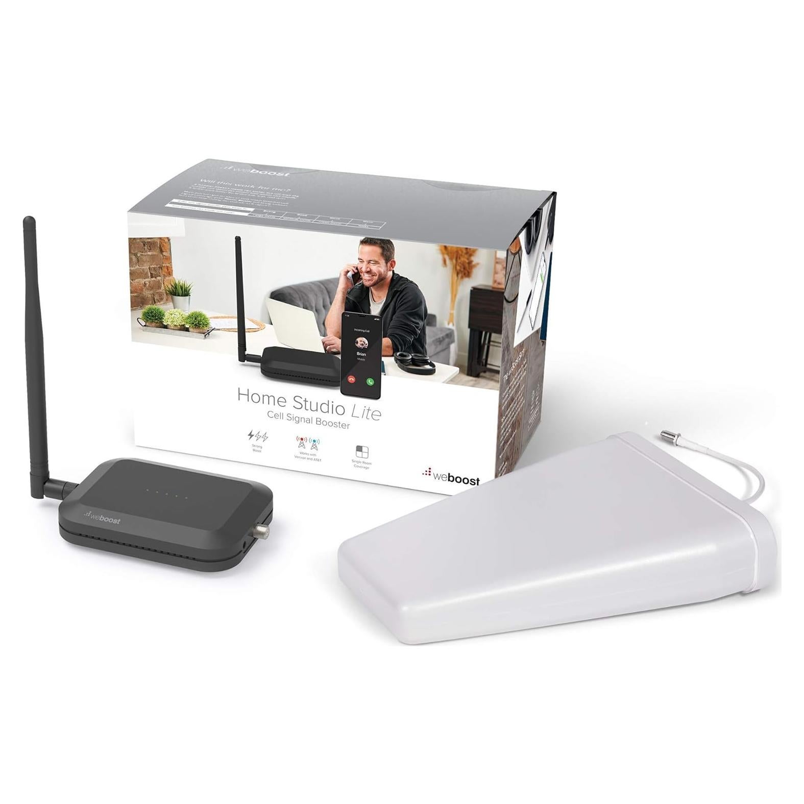 Amplificador de señal weBoost Home Studio Lite 470165 para Verizon y AT&T - Cobertura 278.71 m²