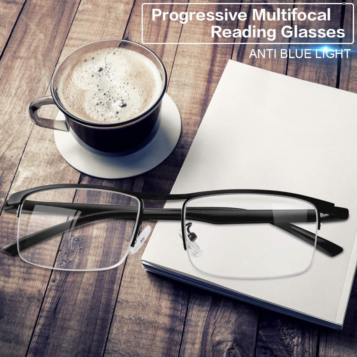 Gafas de Lectura Progresivas Multifocales MIRYEA con Bloqueo Luz Azul