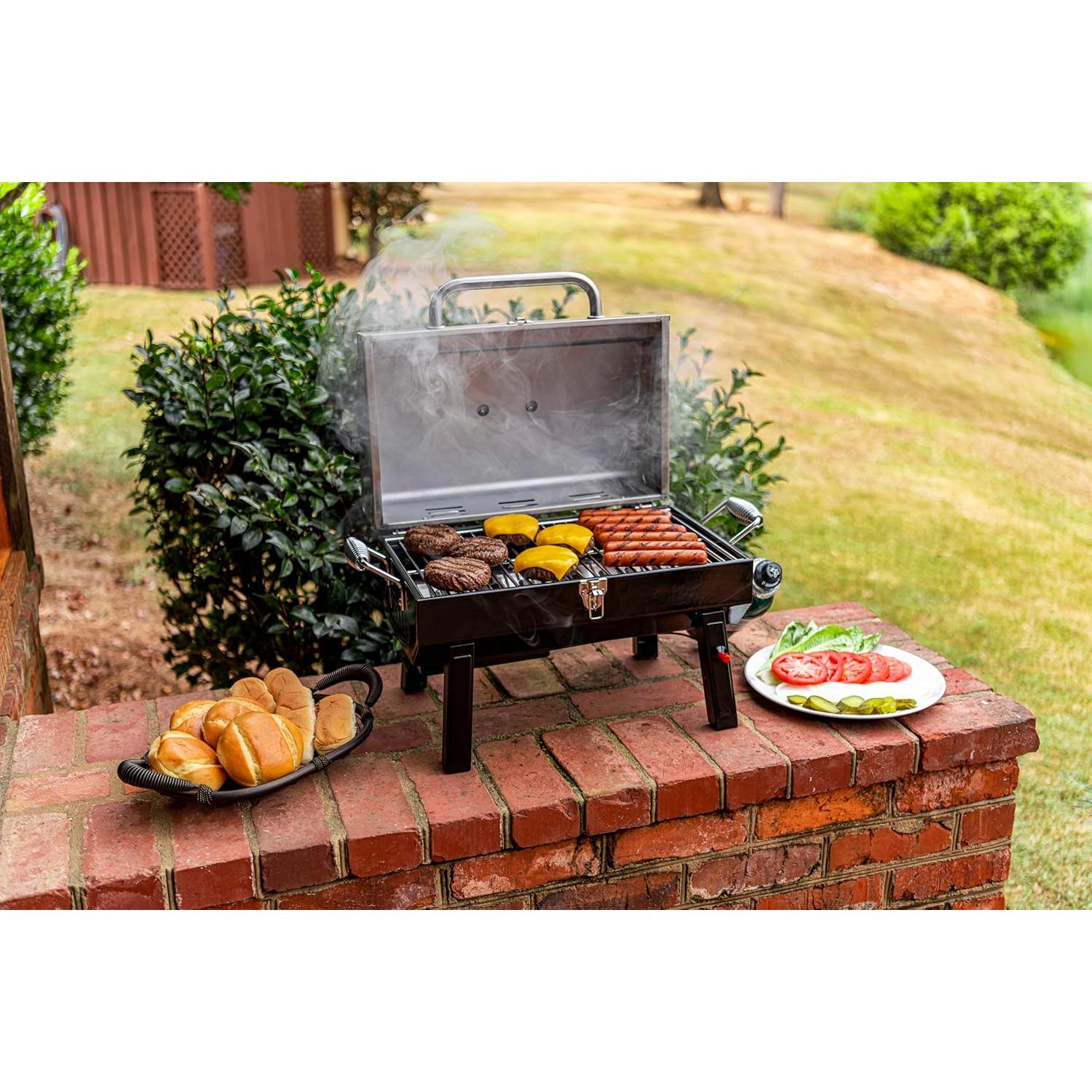 Parrilla de Gas Portátil Char-Broil 1 Quemador Acero Inoxidable