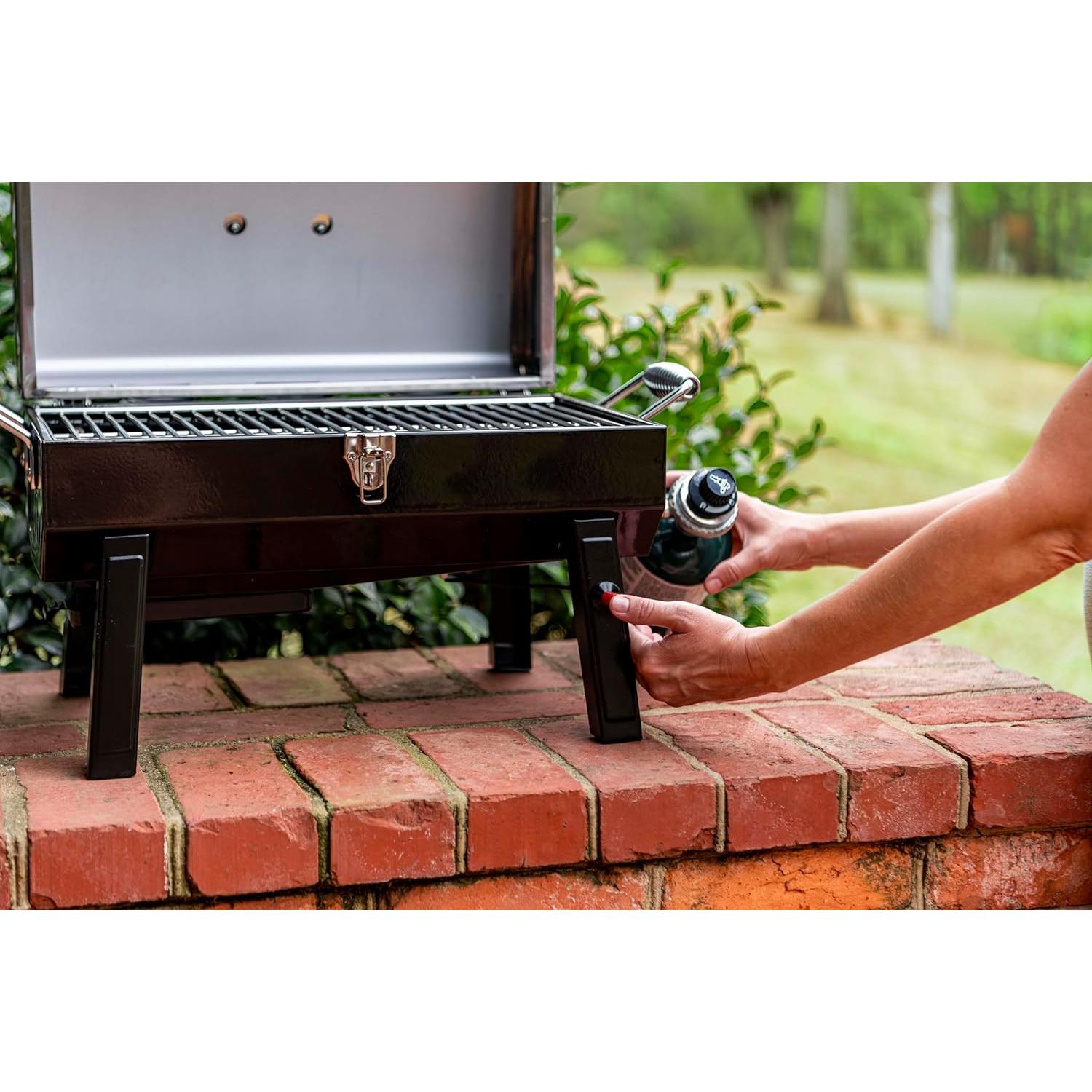 Parrilla de Gas Portátil Char-Broil 1 Quemador Acero Inoxidable