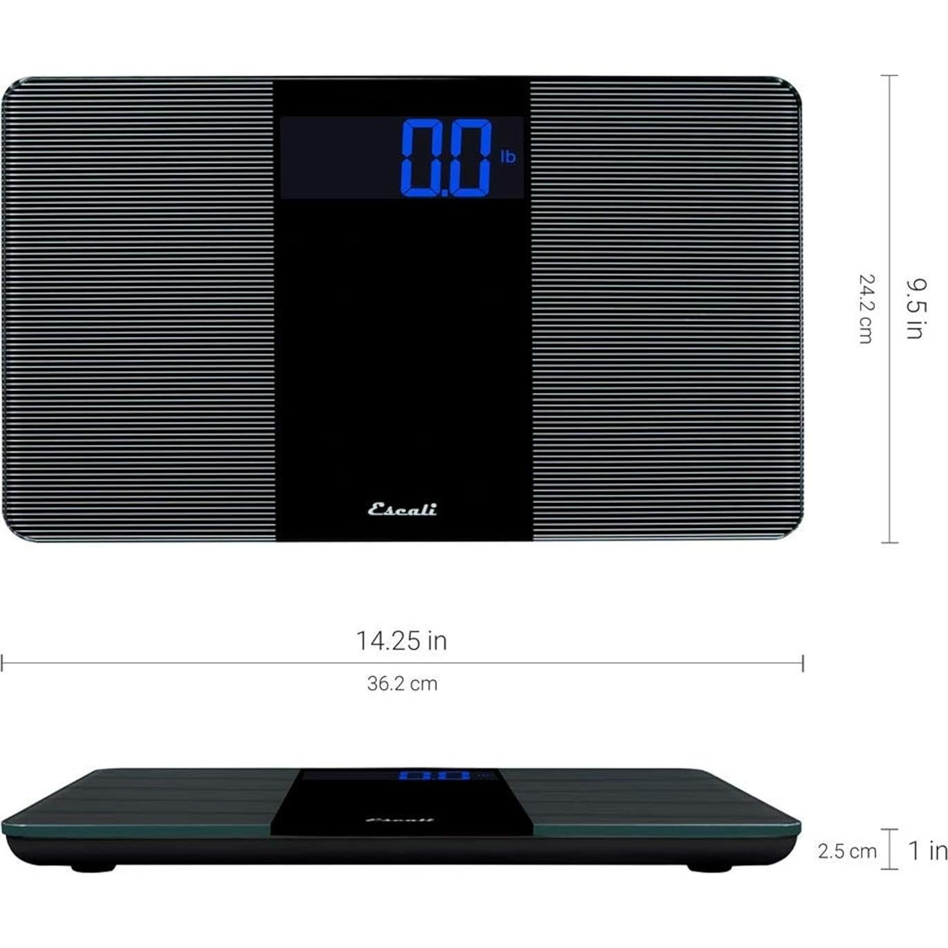 Balanza Digital de Baño Escali Extra Ancha 180 kg