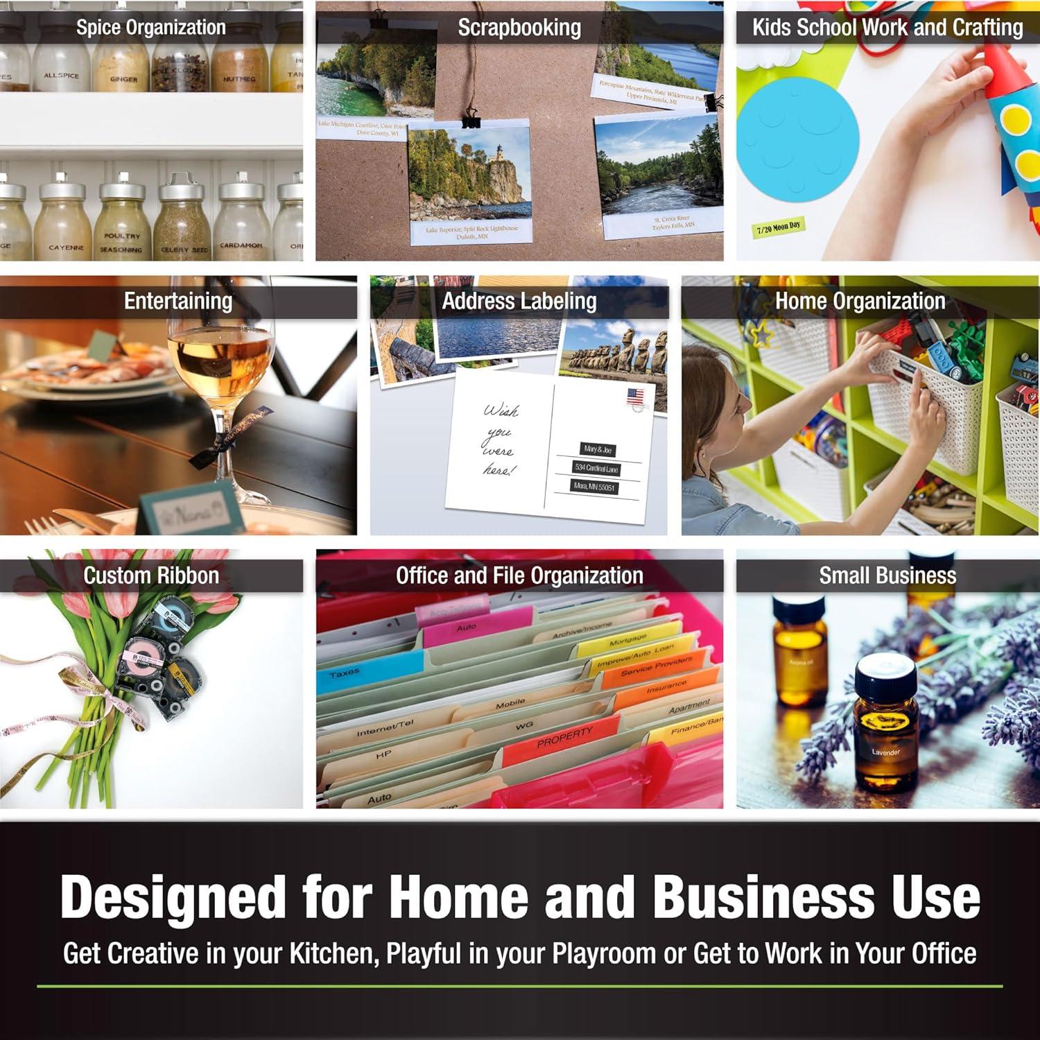 Etiquetadora Epson LABELWORKS LW-K200PX-DBL + Cinta 19mm