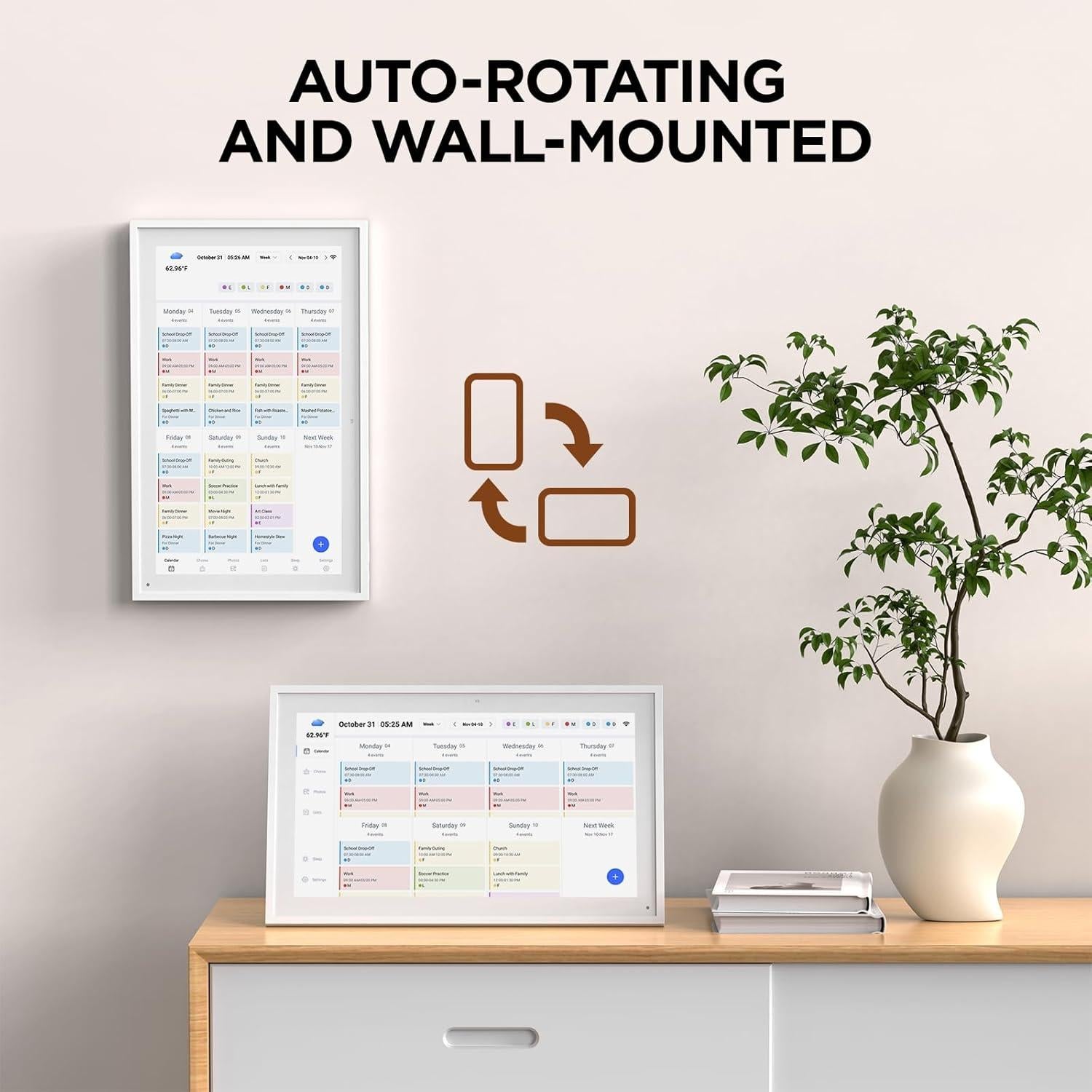 Calendario Digital Inteligente Mezed 54.61 cm - Pantalla Táctil HD