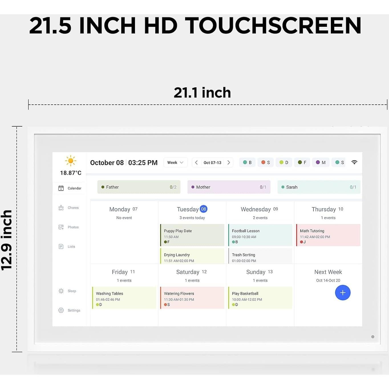 Calendario Digital Inteligente Mezed 54.61 cm - Pantalla Táctil HD