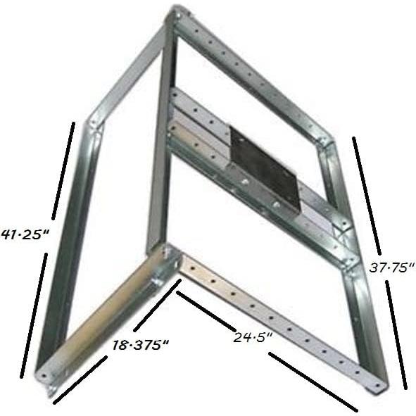 Soporte de Techo Pico No Penetrante Easy Up EZ PNP 12.7 kg