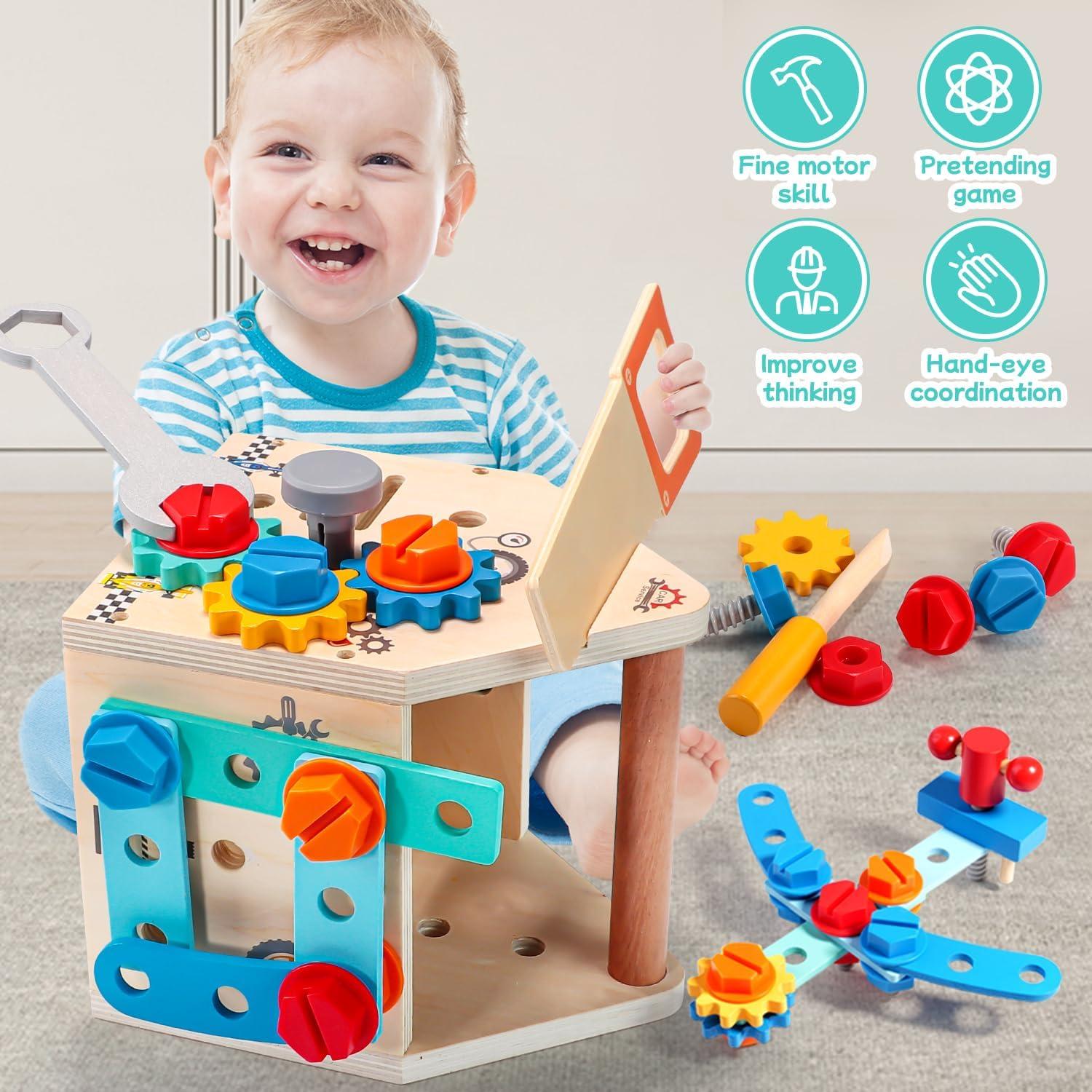 Juego de Herramientas Montessori GAIETYDIY 33 Piezas para Niños
