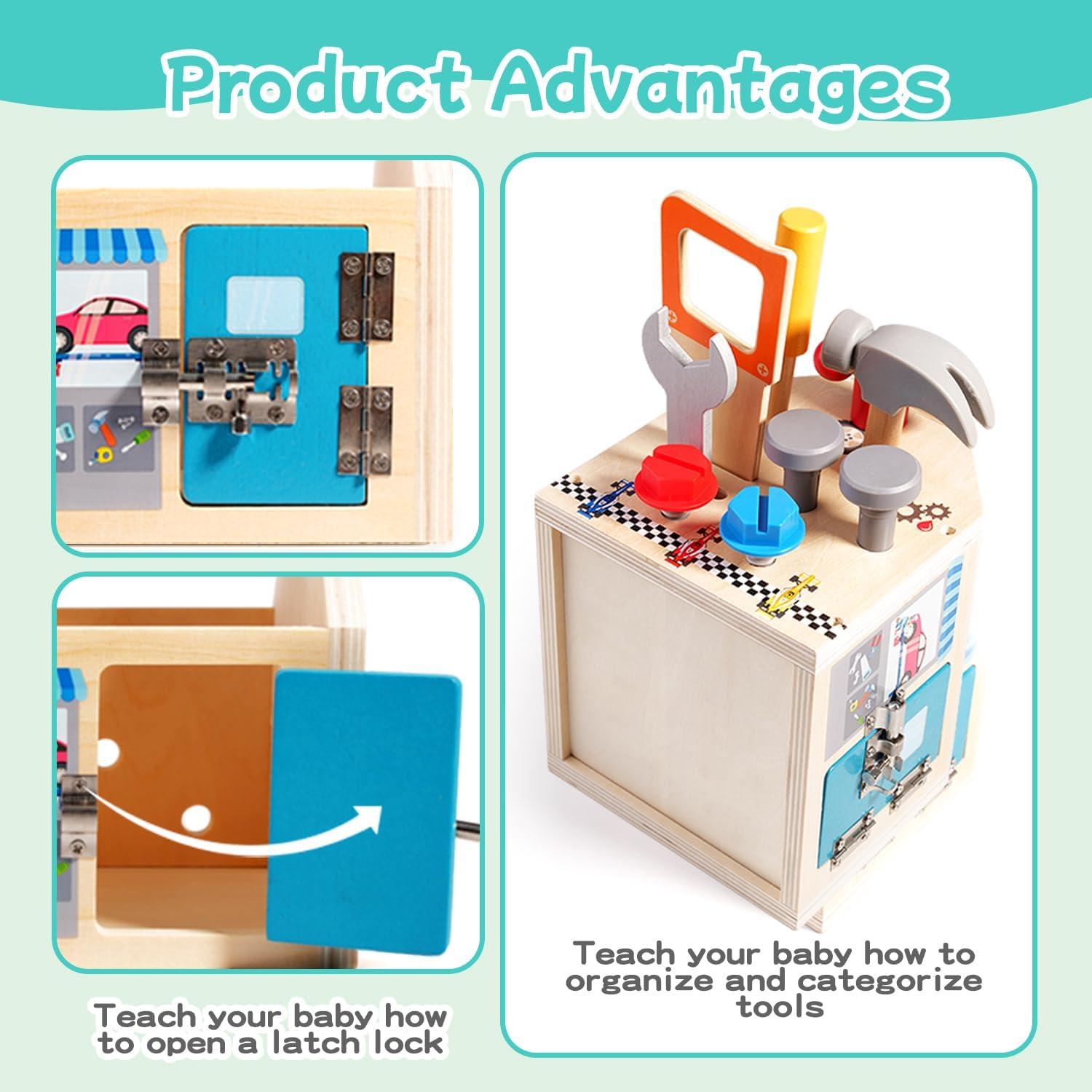 Juego de Herramientas Montessori GAIETYDIY 33 Piezas para Niños