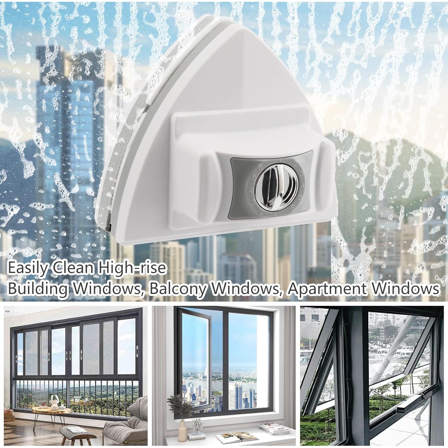 Limpiador de Ventanas Magnético Mitclear 15.5cm Ajustable