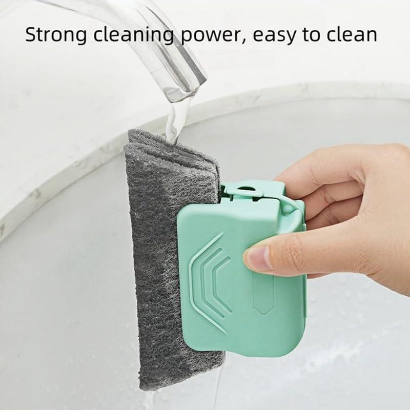 Limpiador de Rieles de Ventana PETUPS 2 Piezas Rosa y Gris