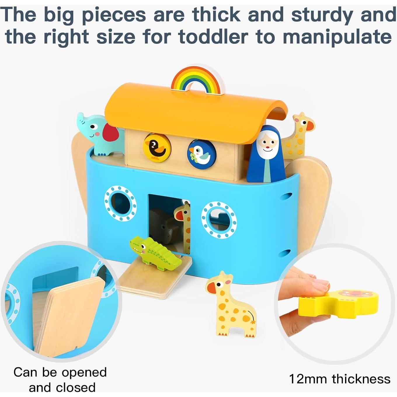 Juguete Arca de Noé TOOKYLAND 19 Piezas Educativo Montessori