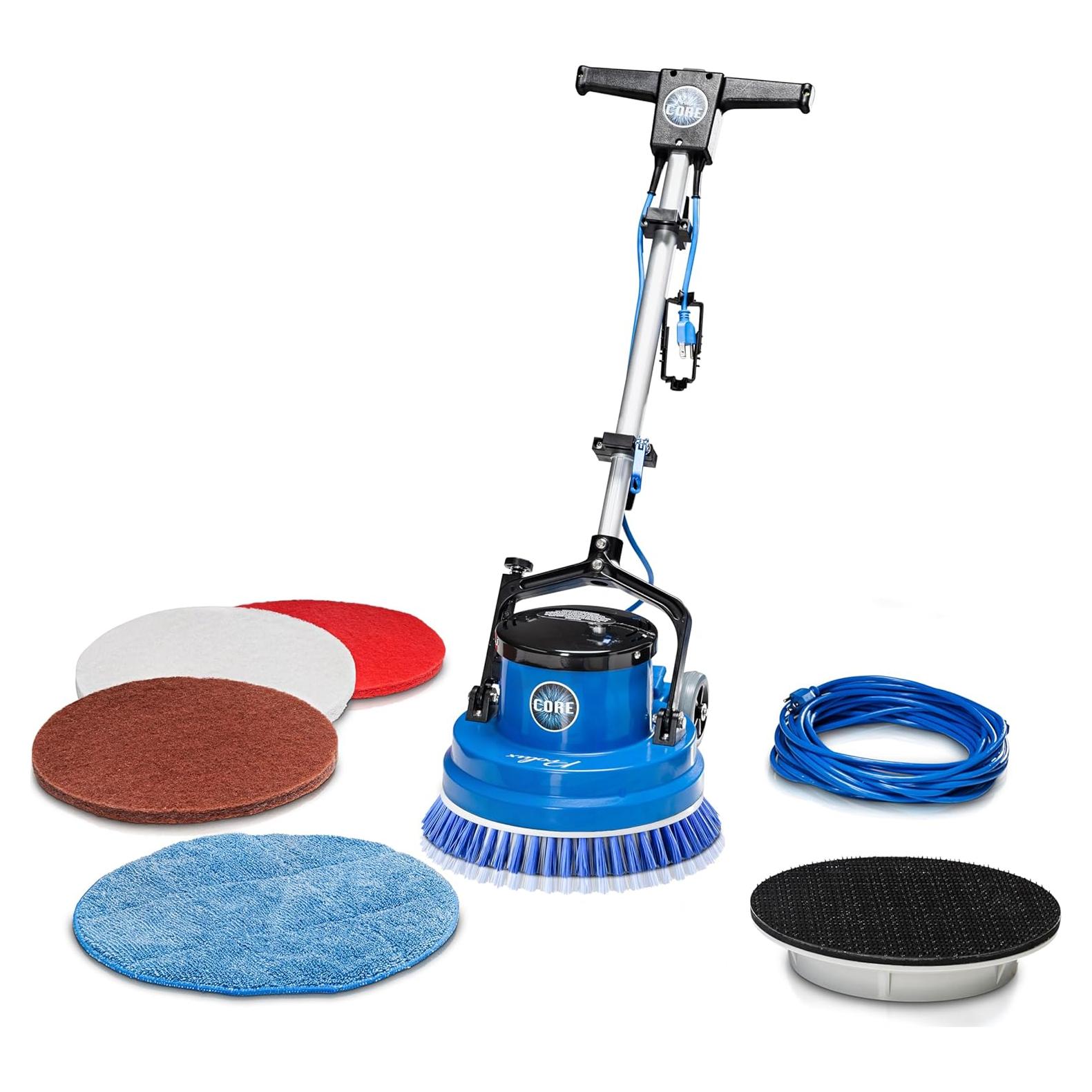 Prolux Core Heavy Duty 15 inch Floor Buffer Scrubber and Polisher Cleaning Machine - All floor surfaces