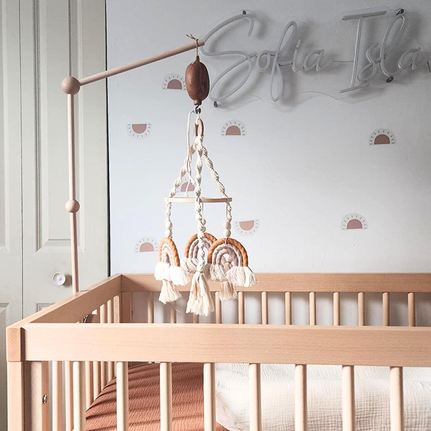 Móvil de Cuna Goodnight Baby con Música y Rotación 12 Canciones