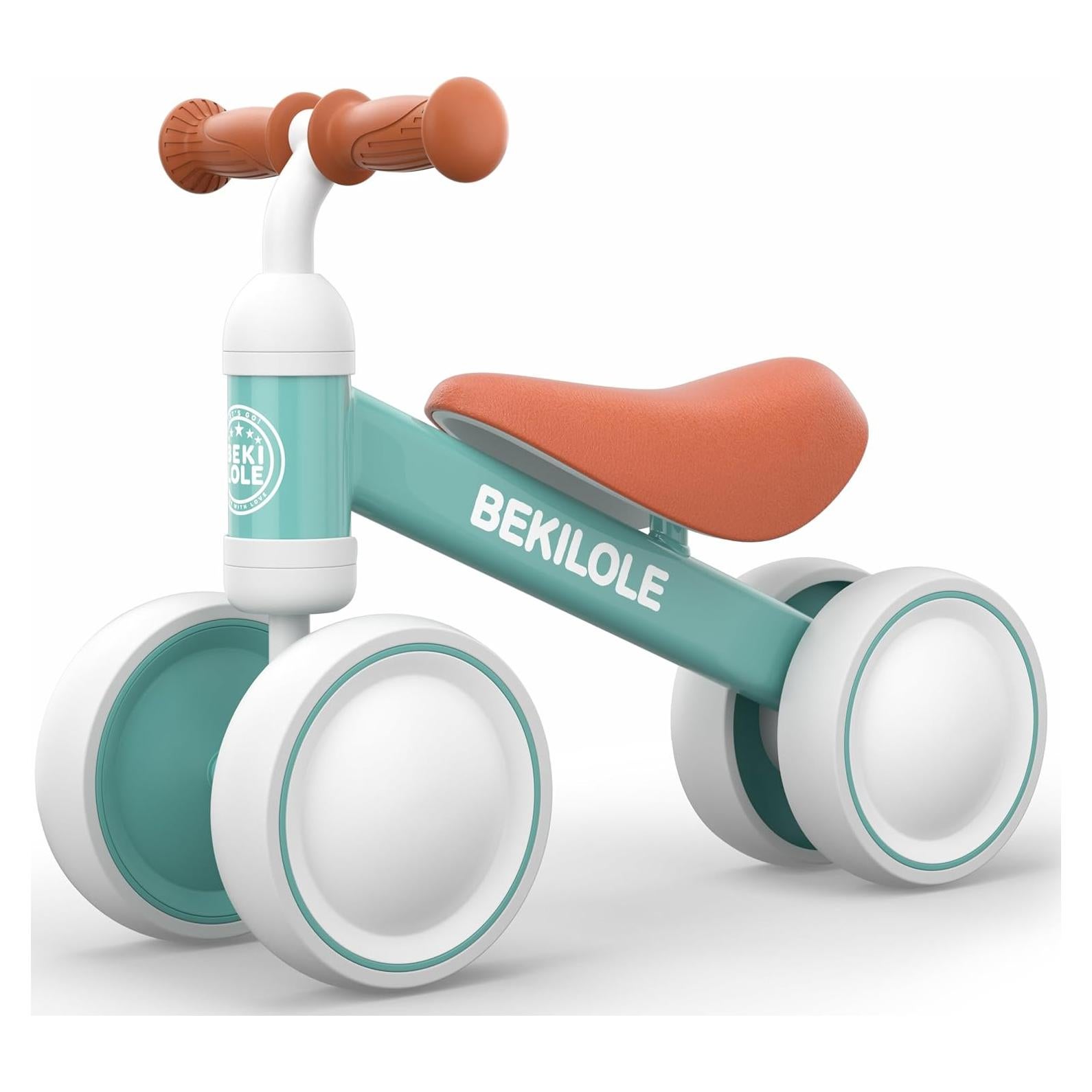 Bicicleta de Equilibrio BEKILOLE para Bebés 12-24 Meses Verde