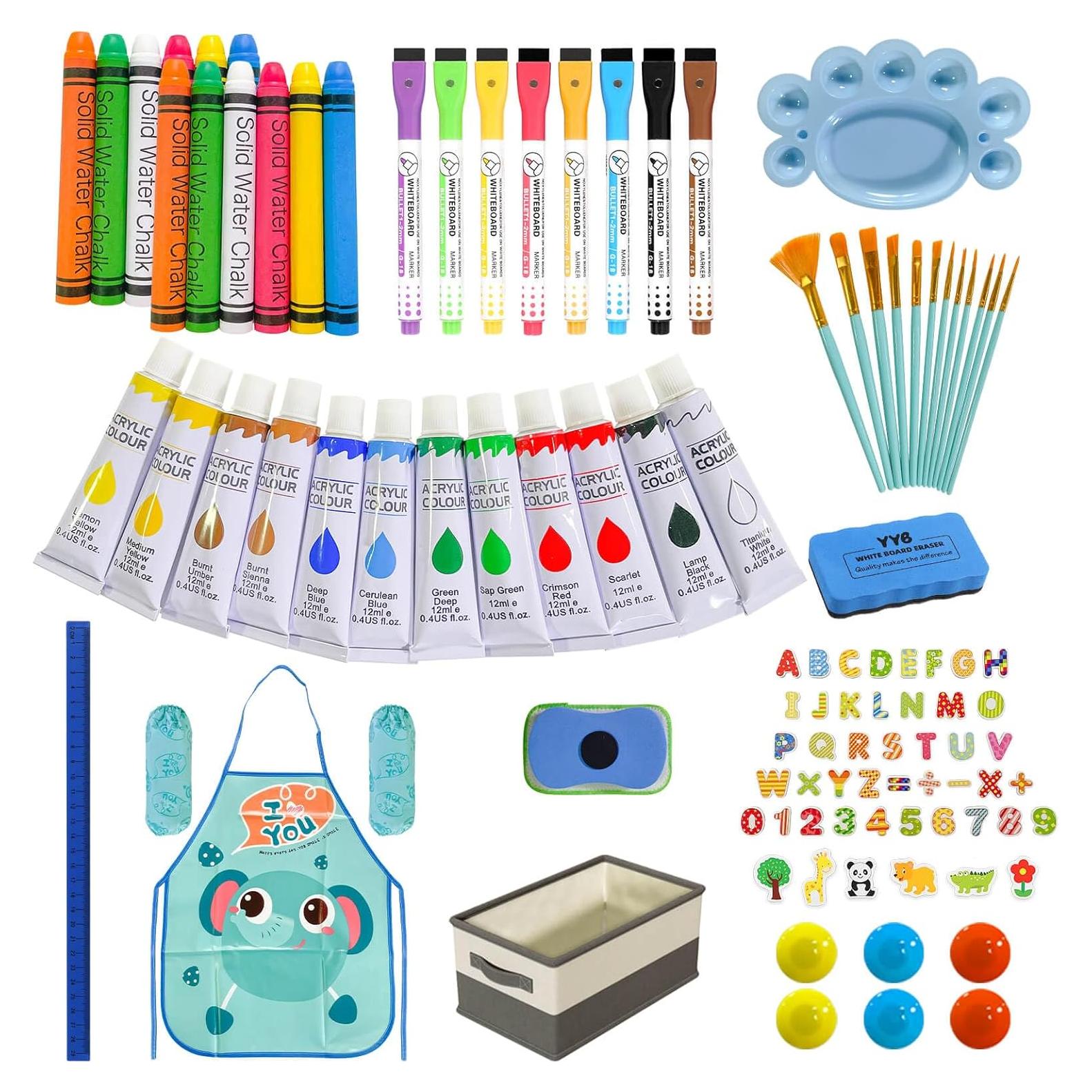 Juego de Accesorios de Arte SUNFATT para Caballete Niños