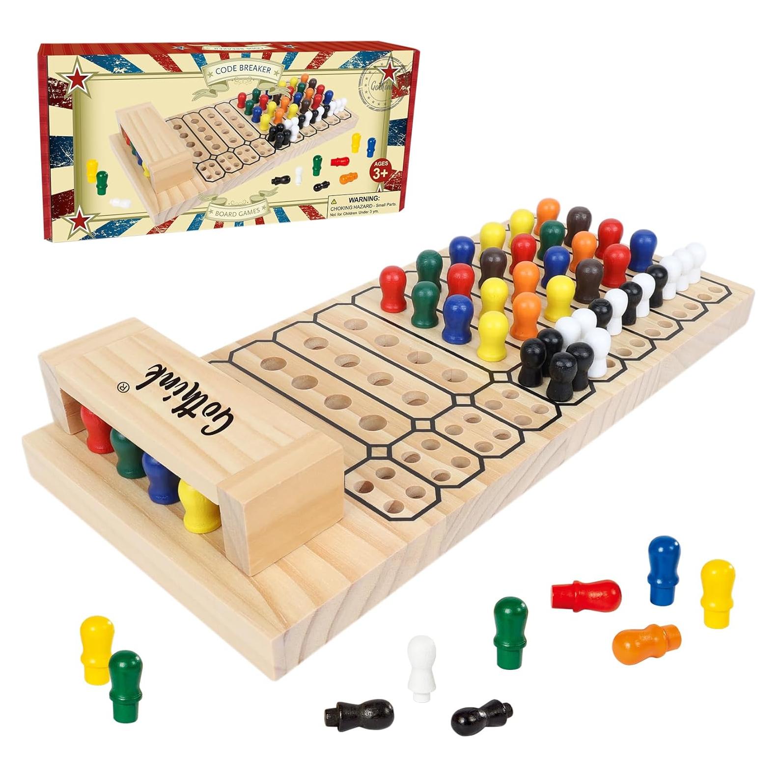 Juego de Rompecabezas de Código GOTHINK - Estrategia de Madera 2 Jugadores