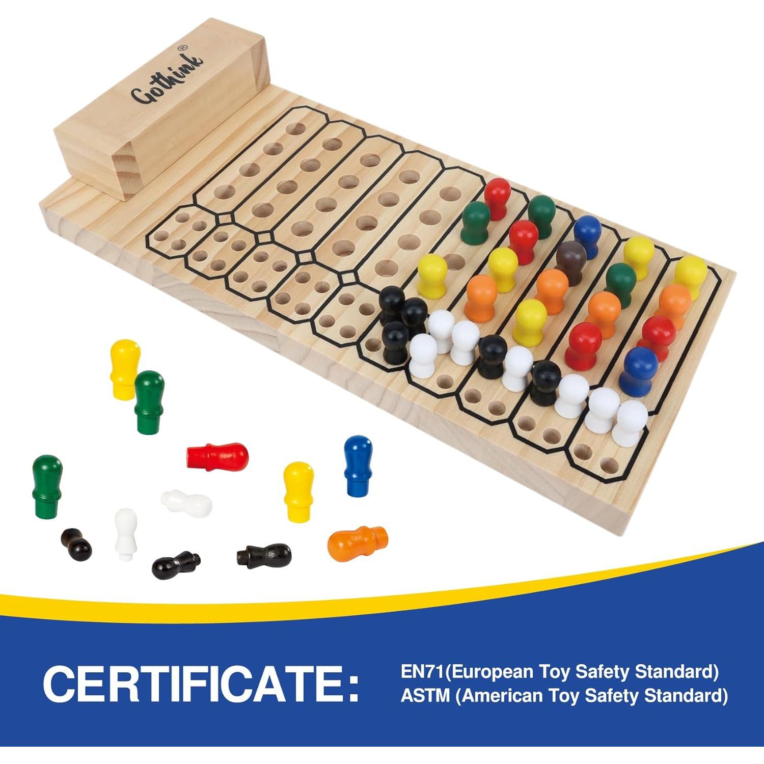 Juego de Rompecabezas de Código GOTHINK - Estrategia de Madera 2 Jugadores