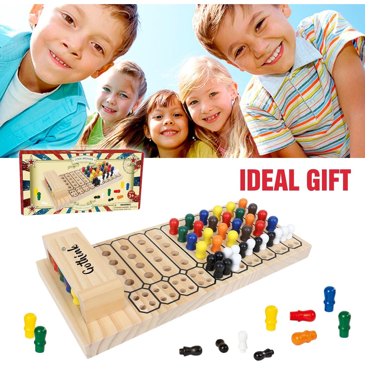 Juego de Rompecabezas de Código GOTHINK - Estrategia de Madera 2 Jugadores