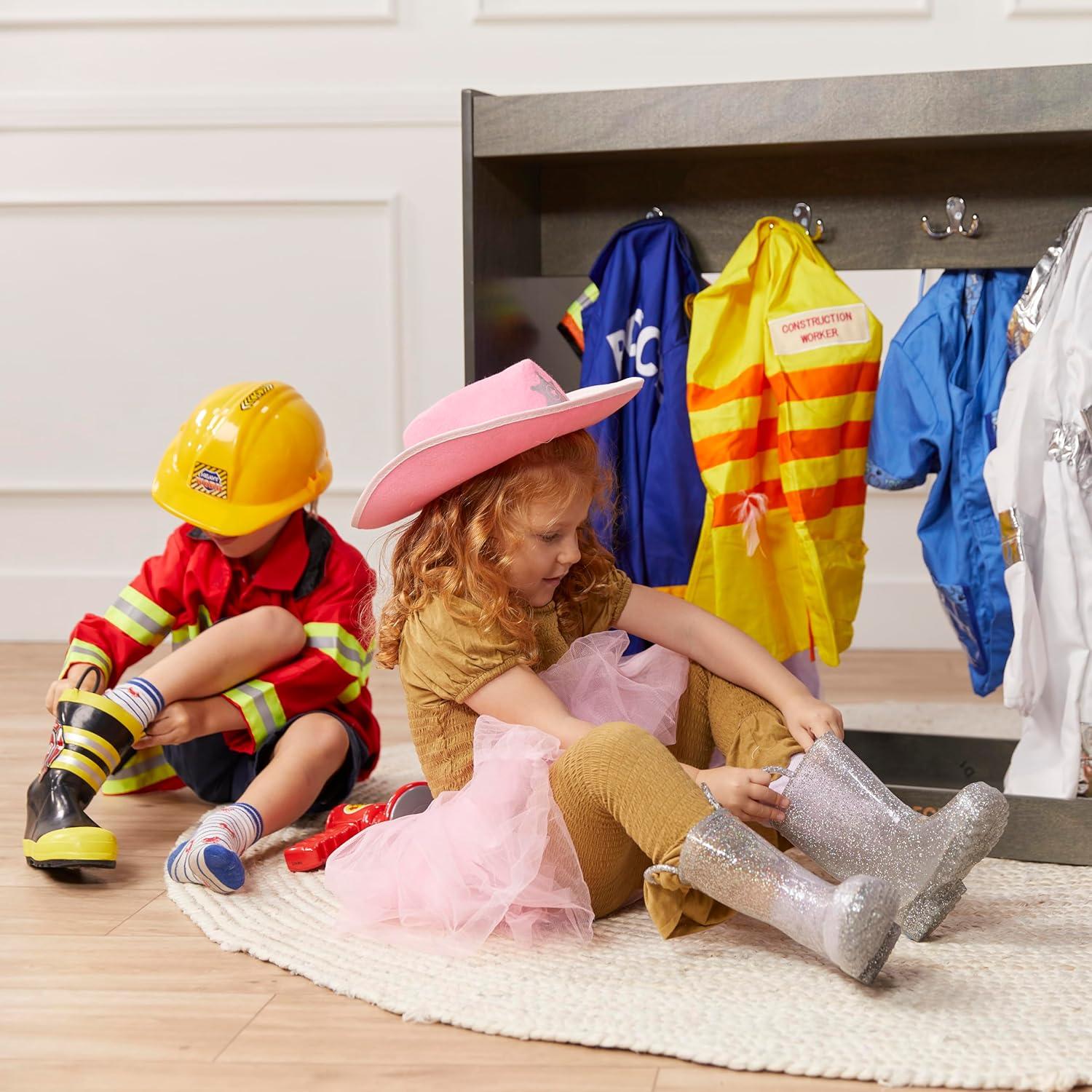 Isla de Disfraces ECR4Kids Lavado Gris 115.8x50x88.9 cm