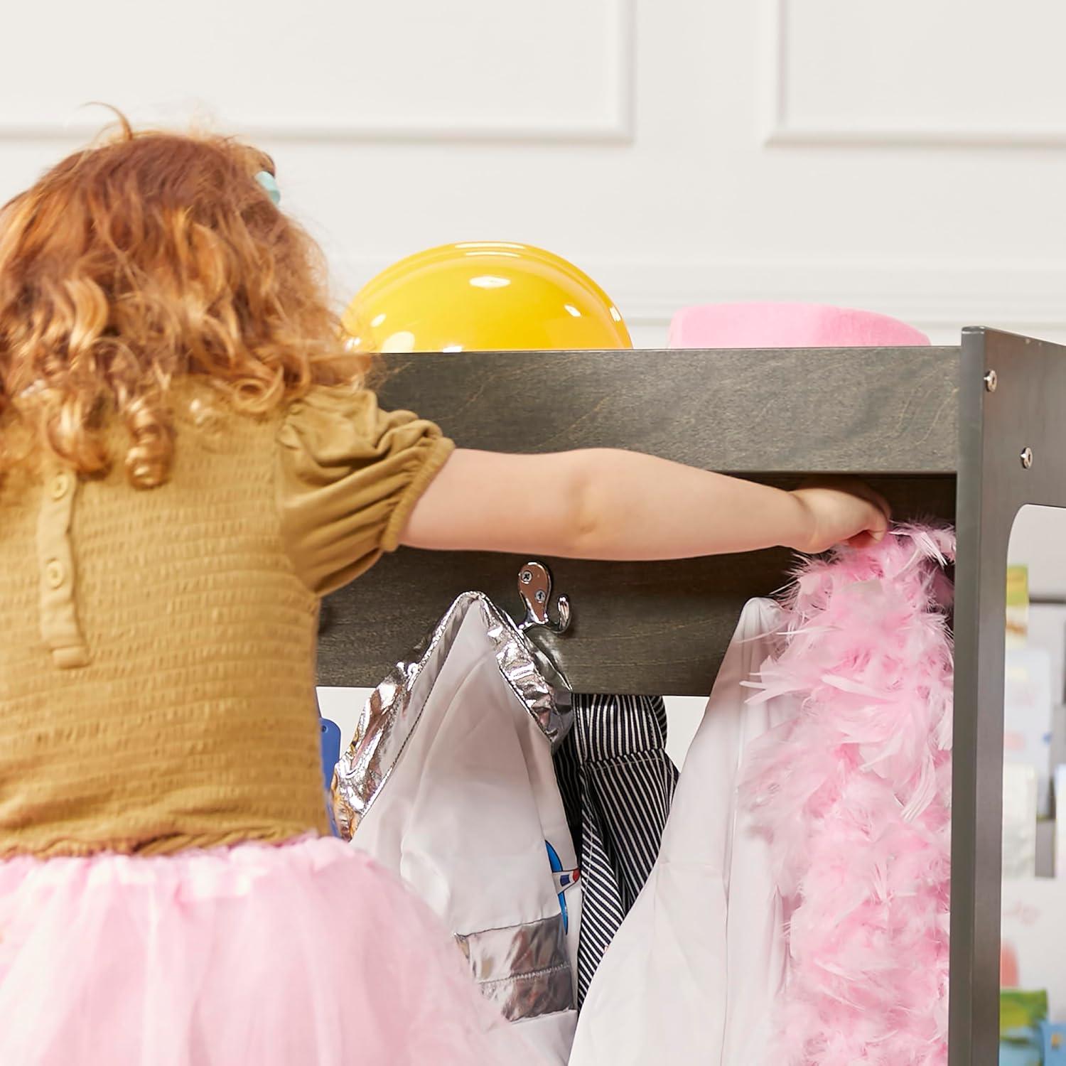 Isla de Disfraces ECR4Kids Lavado Gris 115.8x50x88.9 cm