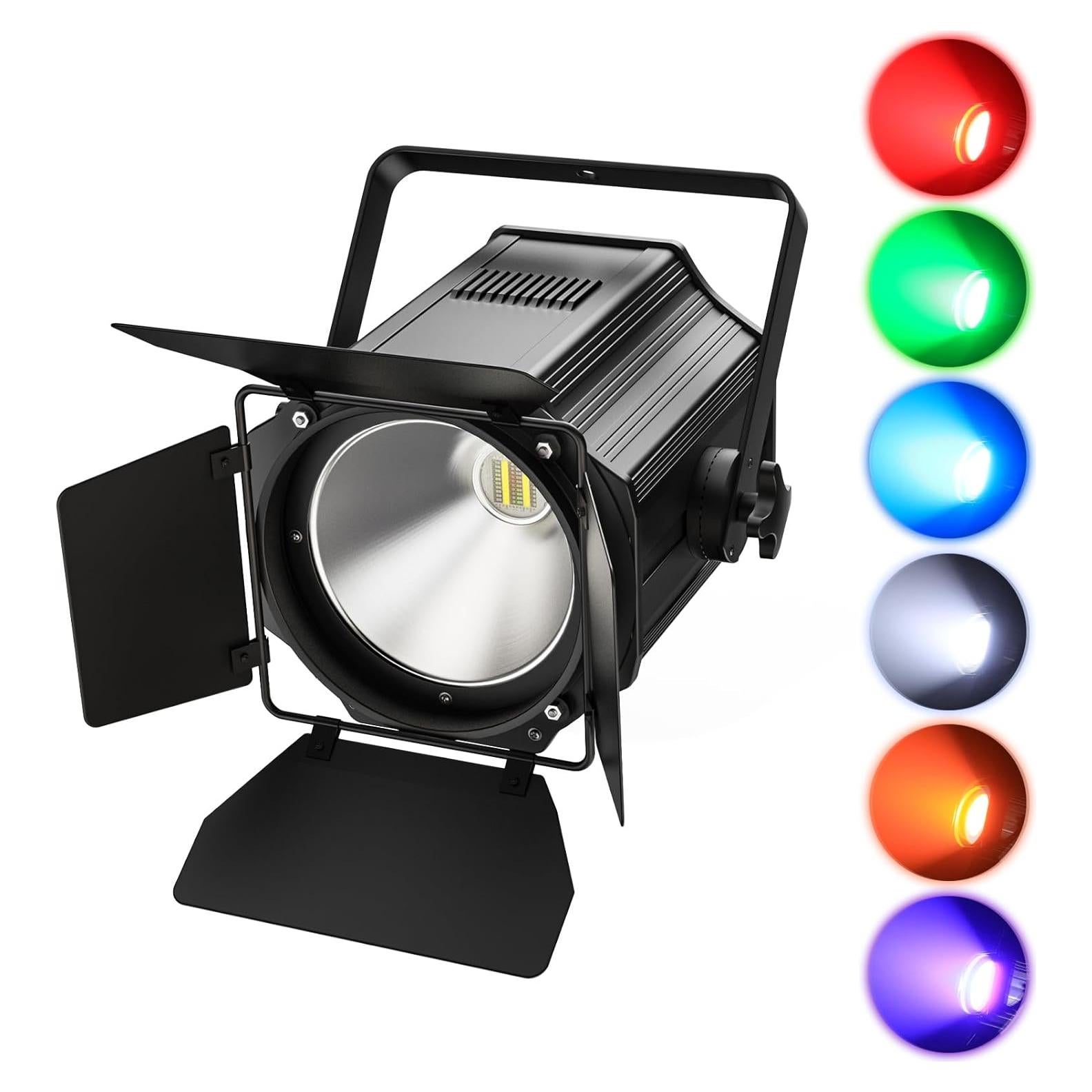 Luces LED Par Can 200W RGBWA+UV DMX512 para Eventos