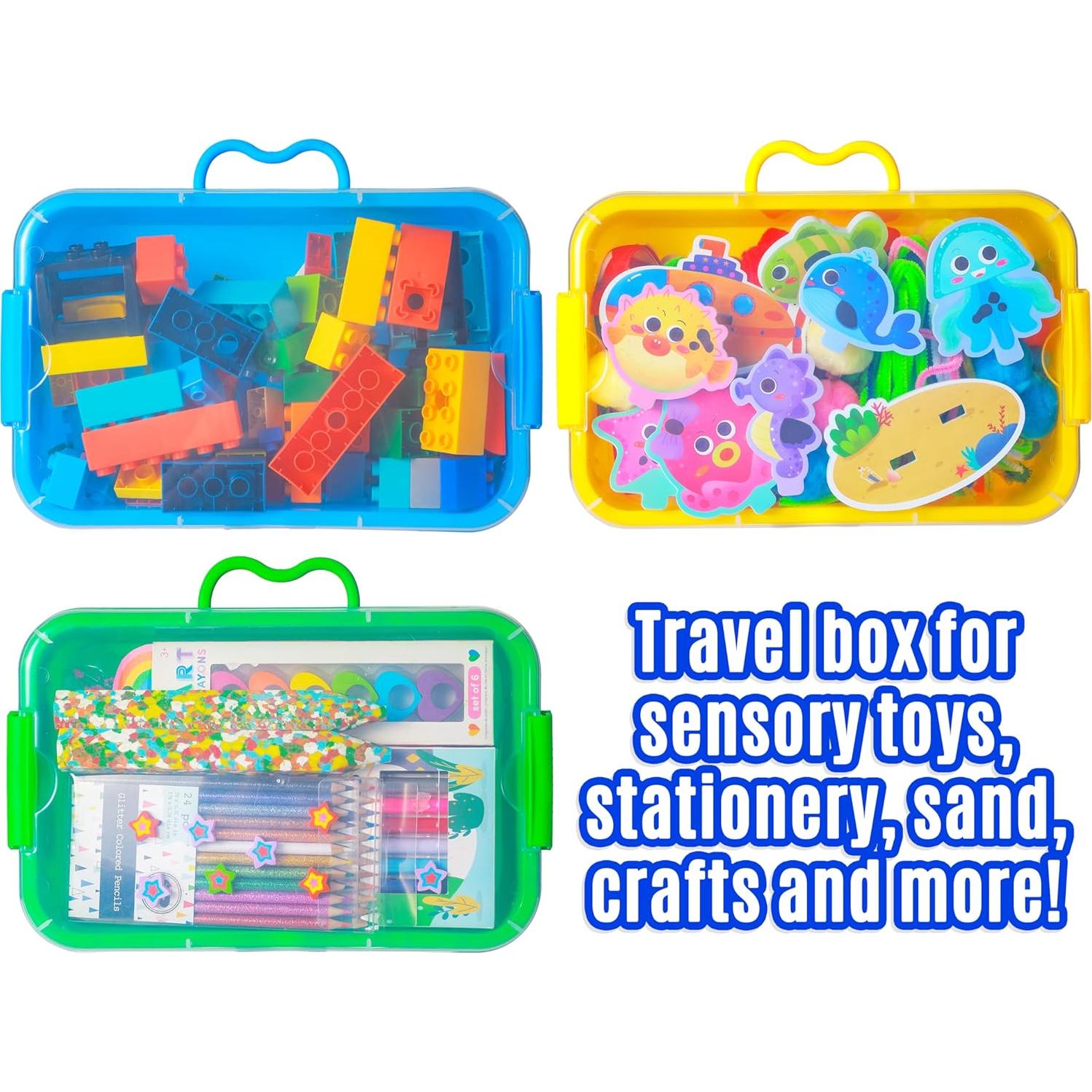 Paquete de 3 Contenedores de Almacenamiento Carolart 34.3 cm