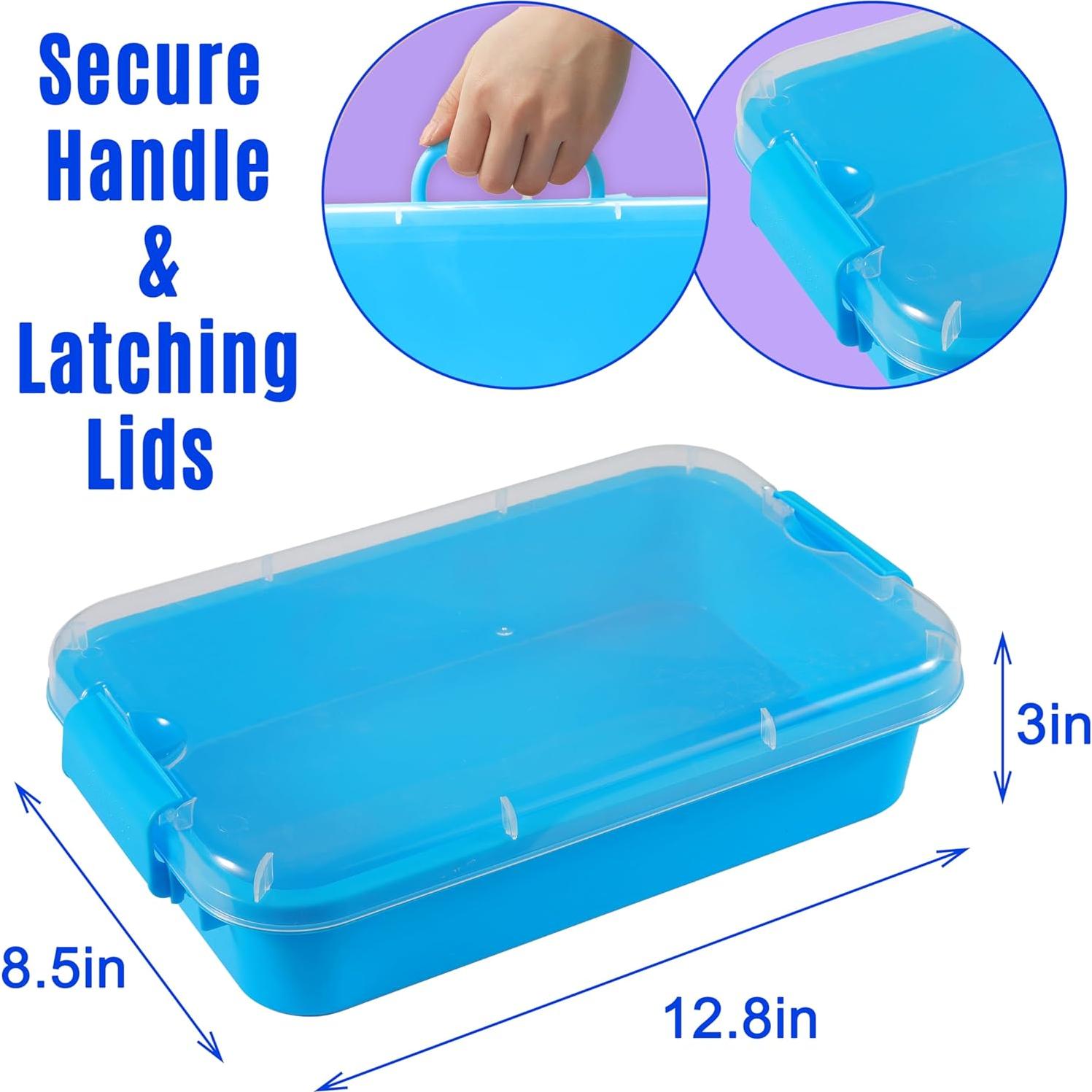 Paquete de 3 Contenedores de Almacenamiento Carolart 34.3 cm