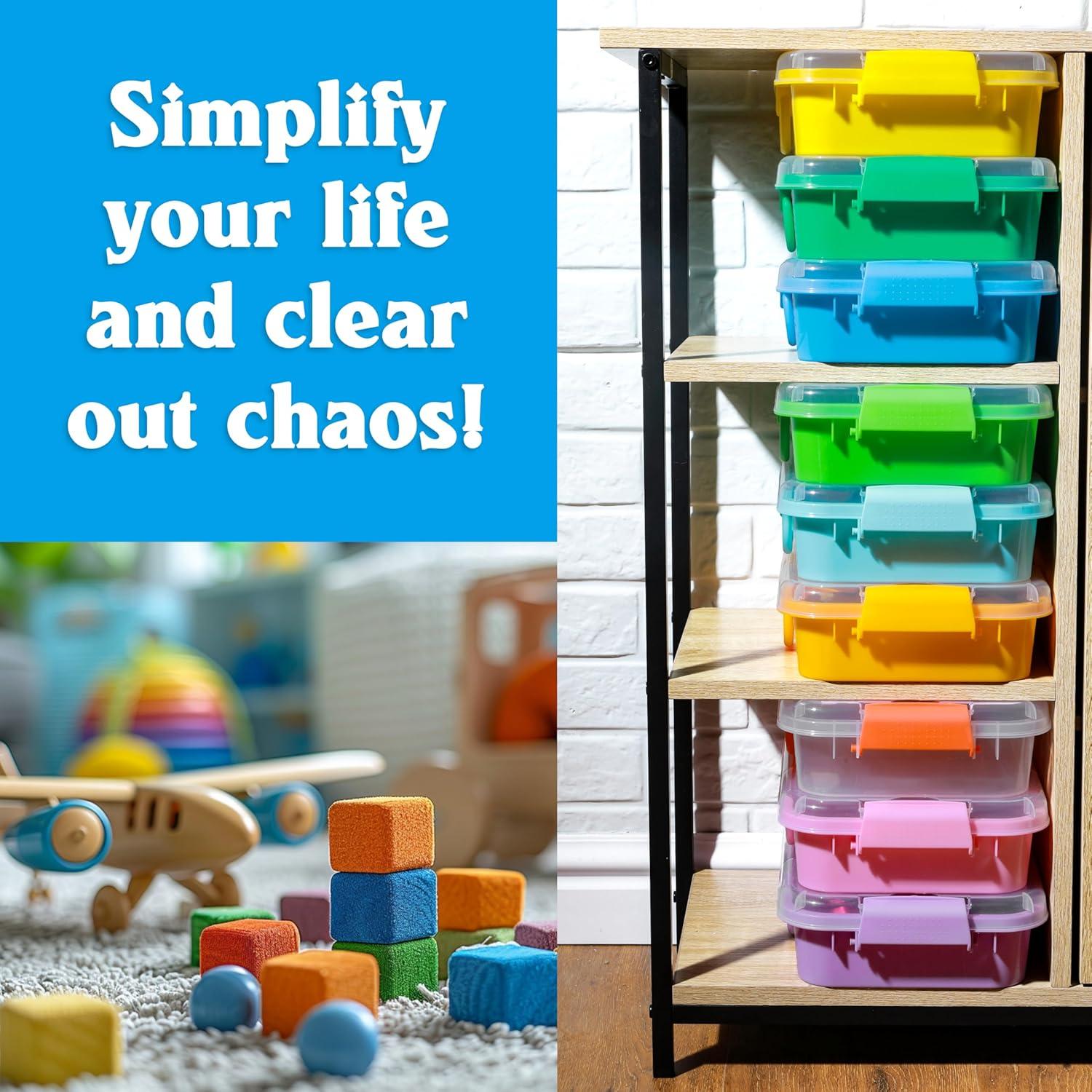 Paquete de 3 Contenedores de Almacenamiento Carolart 34.3 cm