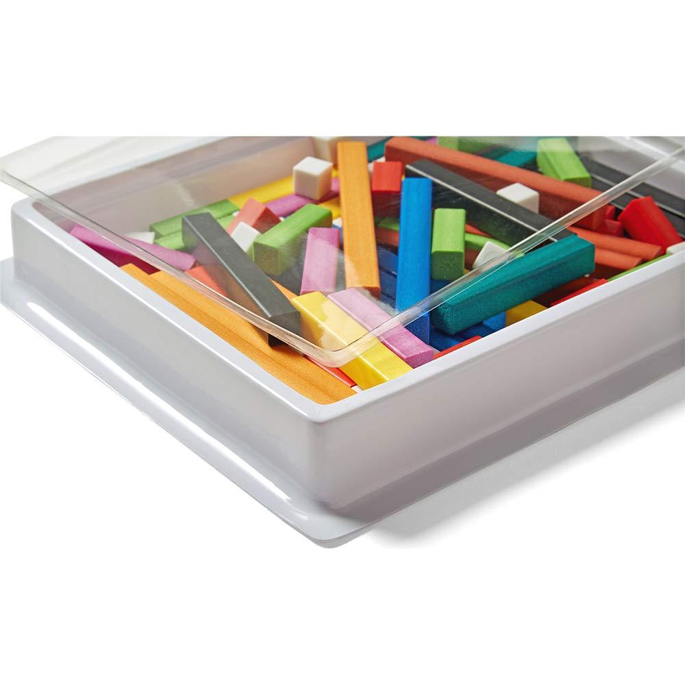Barras Cuisenaire de Plástico hand2mind - Juego de 74 piezas