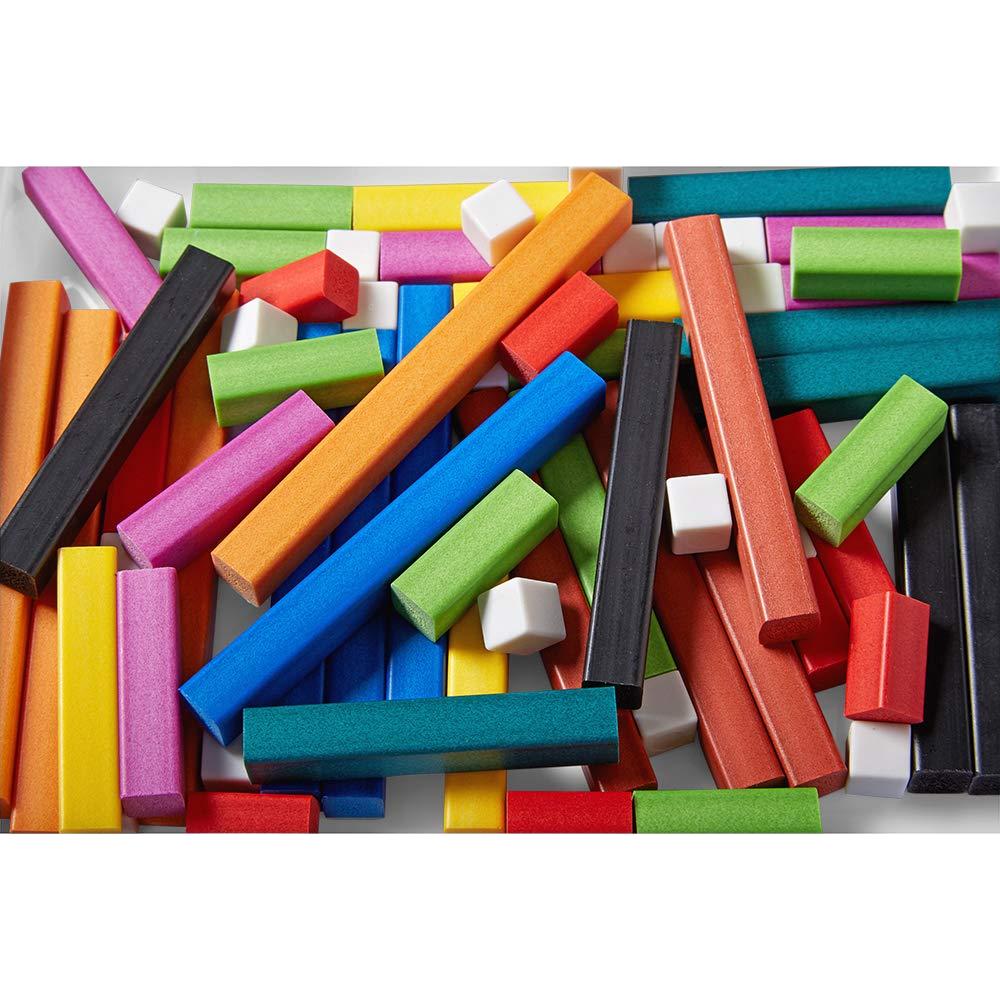 Barras Cuisenaire de Plástico hand2mind - Juego de 74 piezas