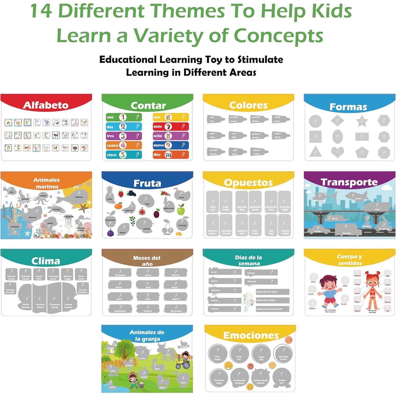 Libro Ocupado Bilingüe 1step2dream para Niños 3-13 Años