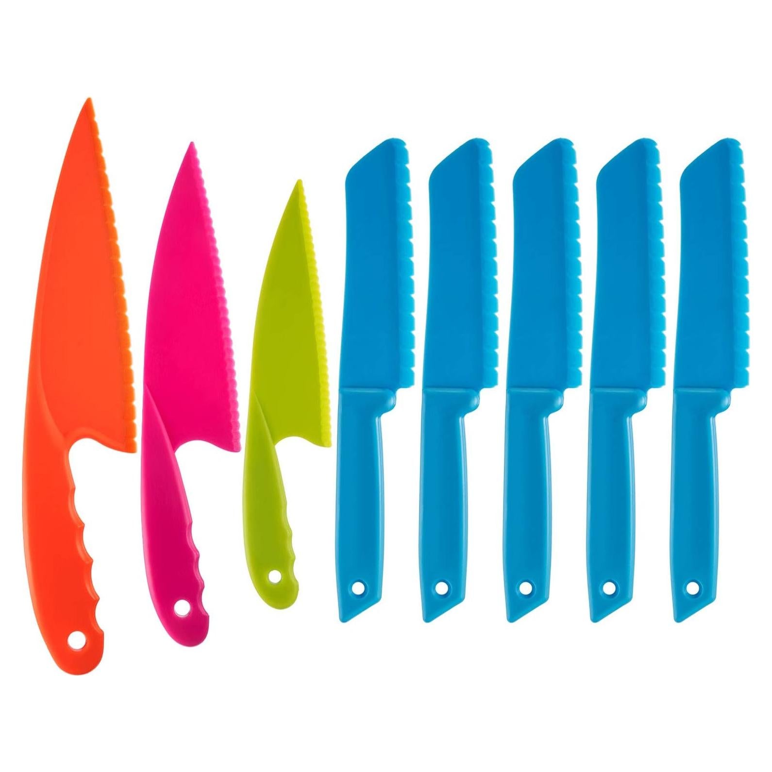 Juego de cuchillos de cocina para niños Jovitec 8 piezas