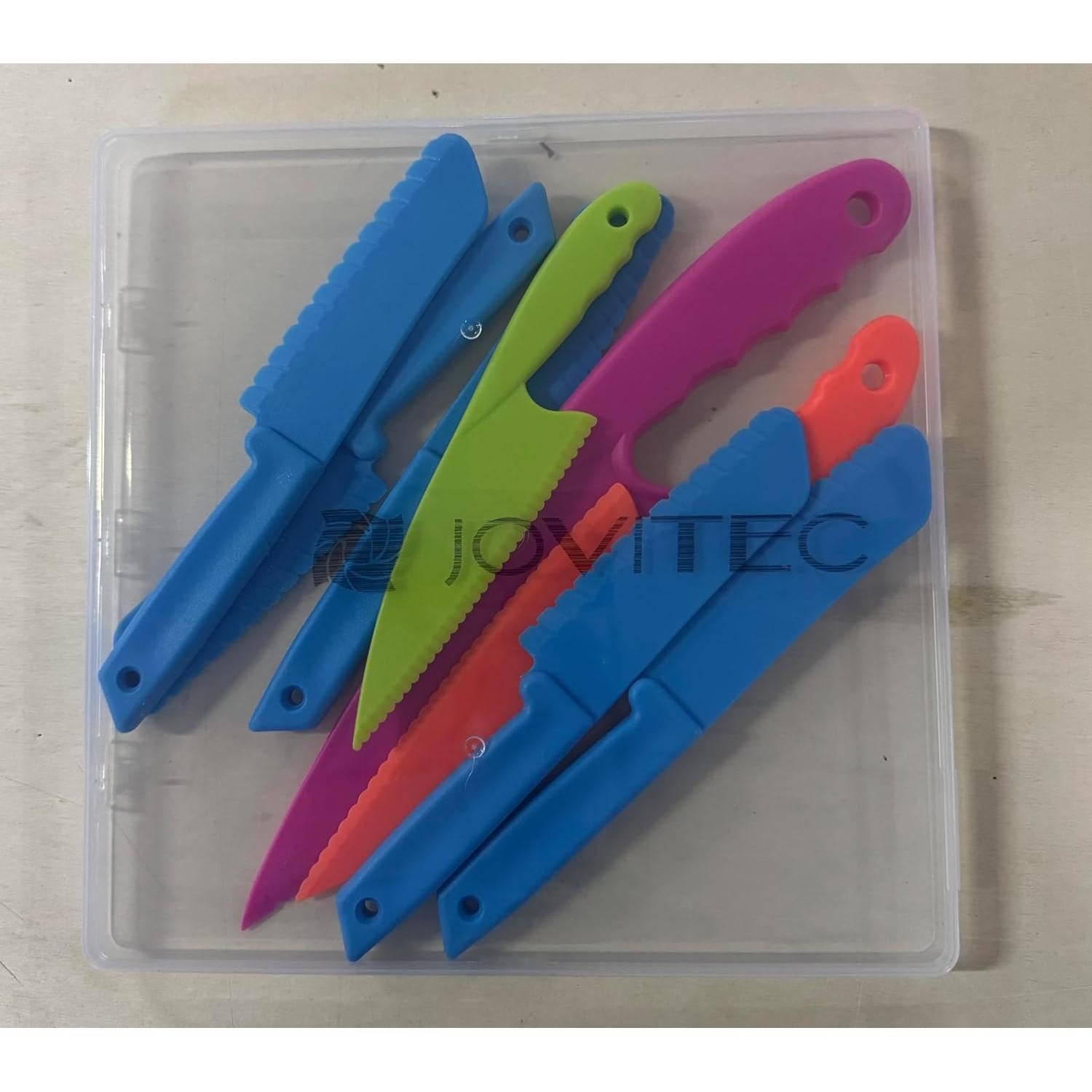 Juego de cuchillos de cocina para niños Jovitec 8 piezas