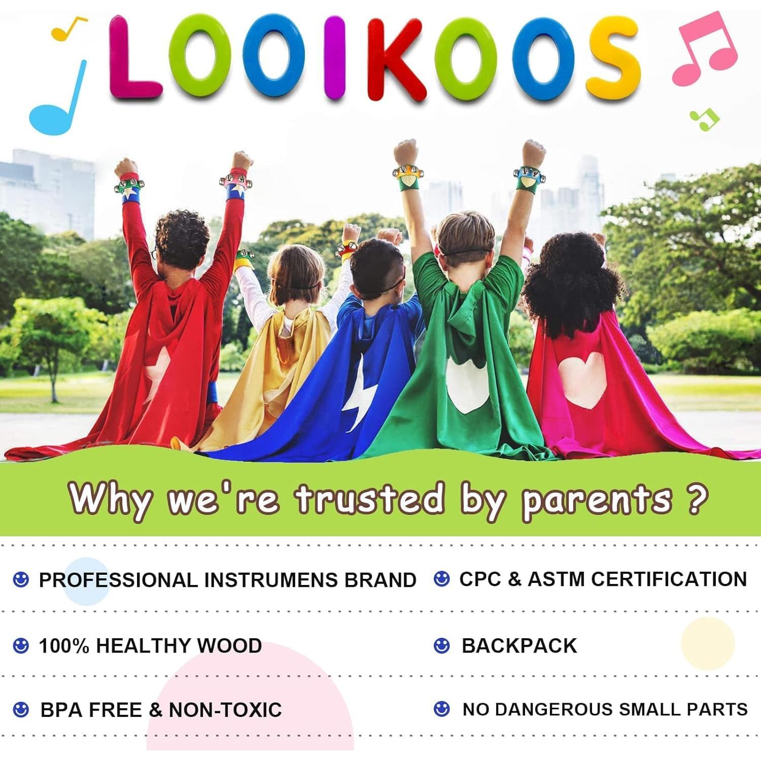 Set de Instrumentos Musicales LOOIKOOS para Niños 1-3 Años