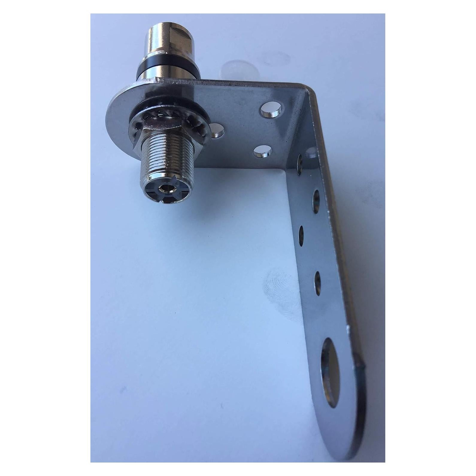 Soporte de Acero Inoxidable Sirio M-1 90° con Adaptador 3/8 SO-239