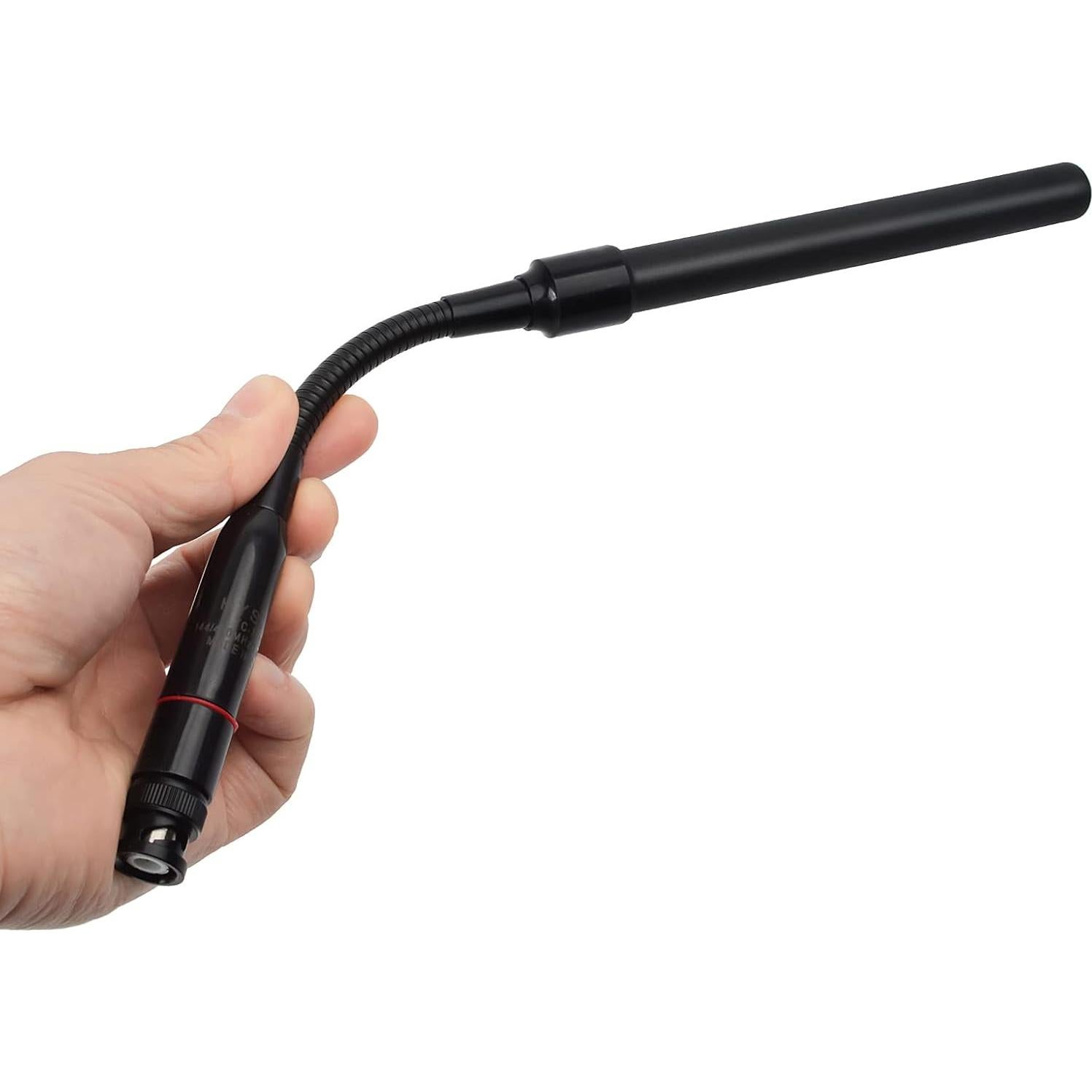 Antena Gooseneck HYS 2m/70cm BNC para Radios de Dos Vías