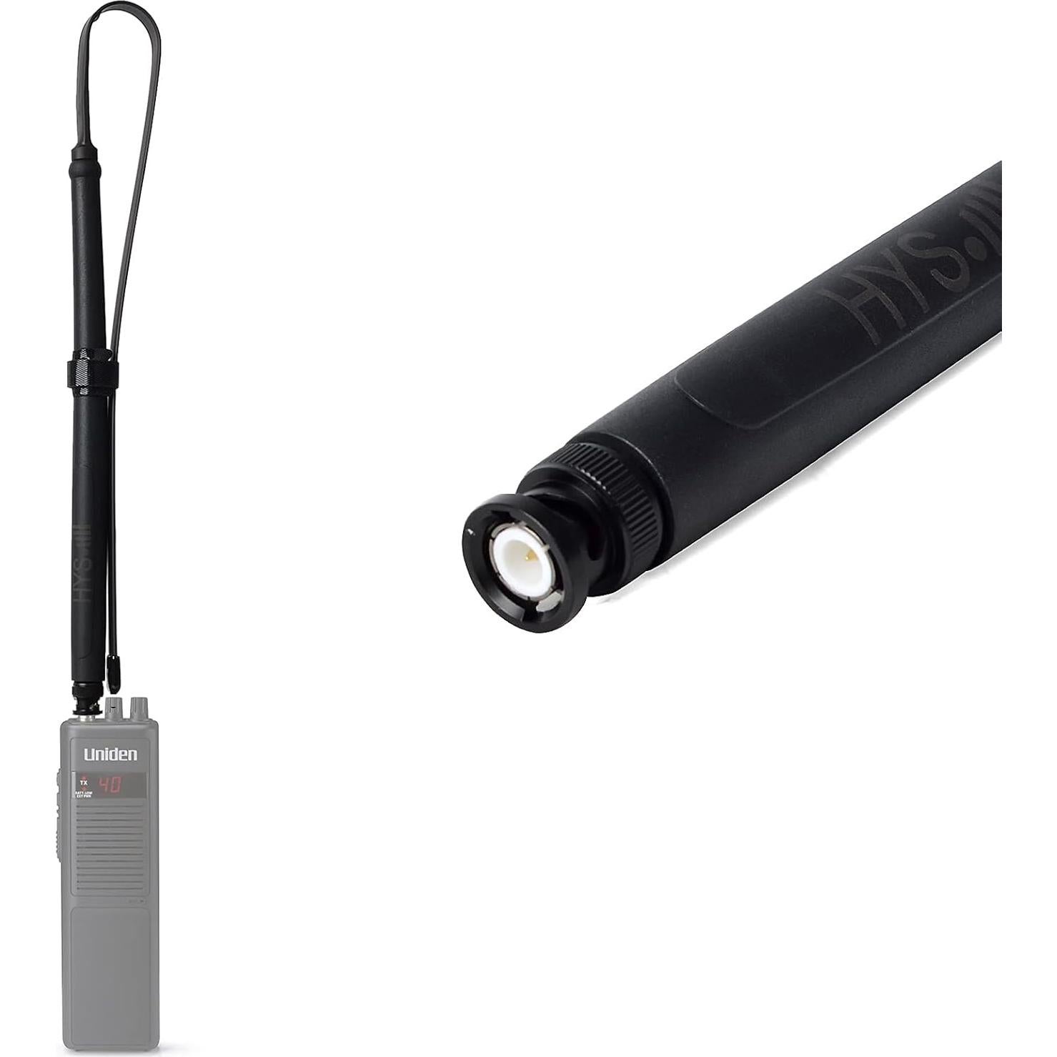 Antena Táctica HYSHIKRA RA-27-3 27Mhz Plegable BNC-Macho