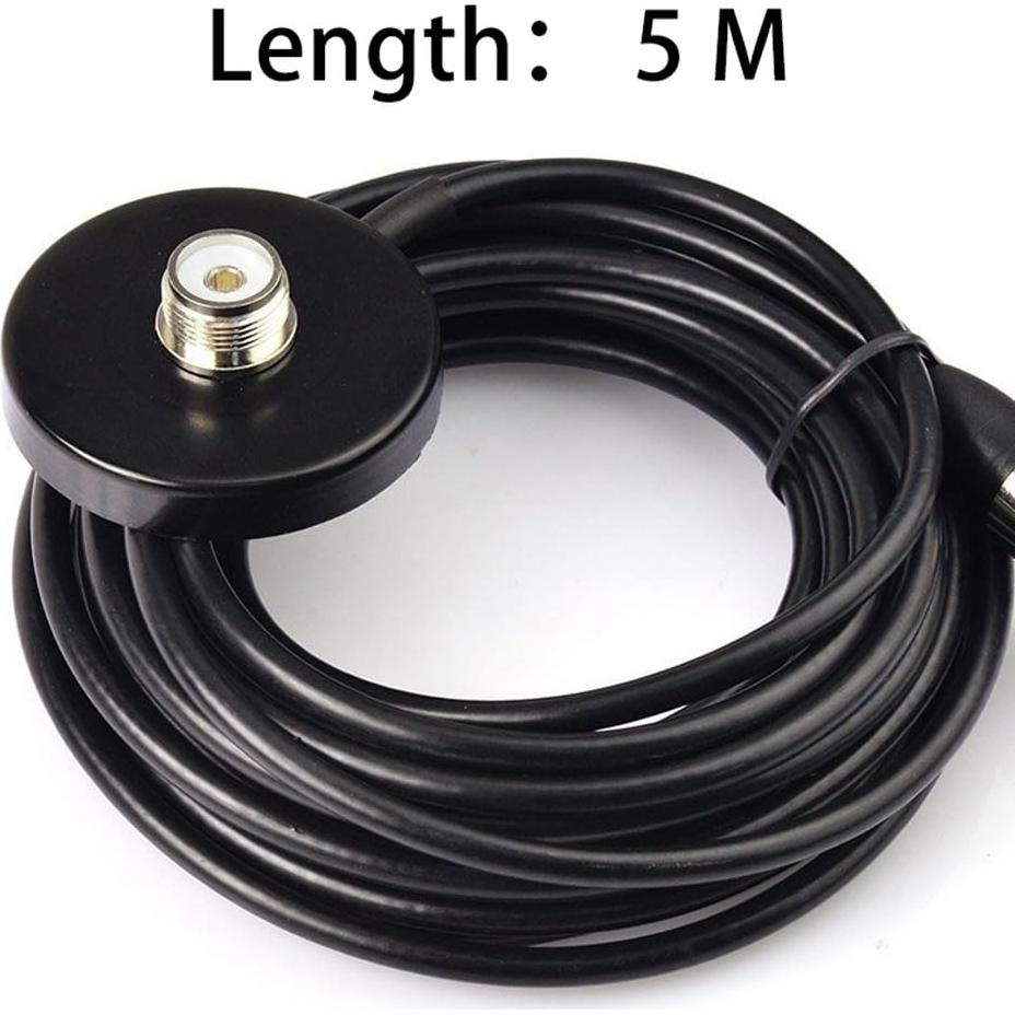 Antena Banda Dual TengKo HH-N2RS 400-470MHz VHF UHF con Base Magnética