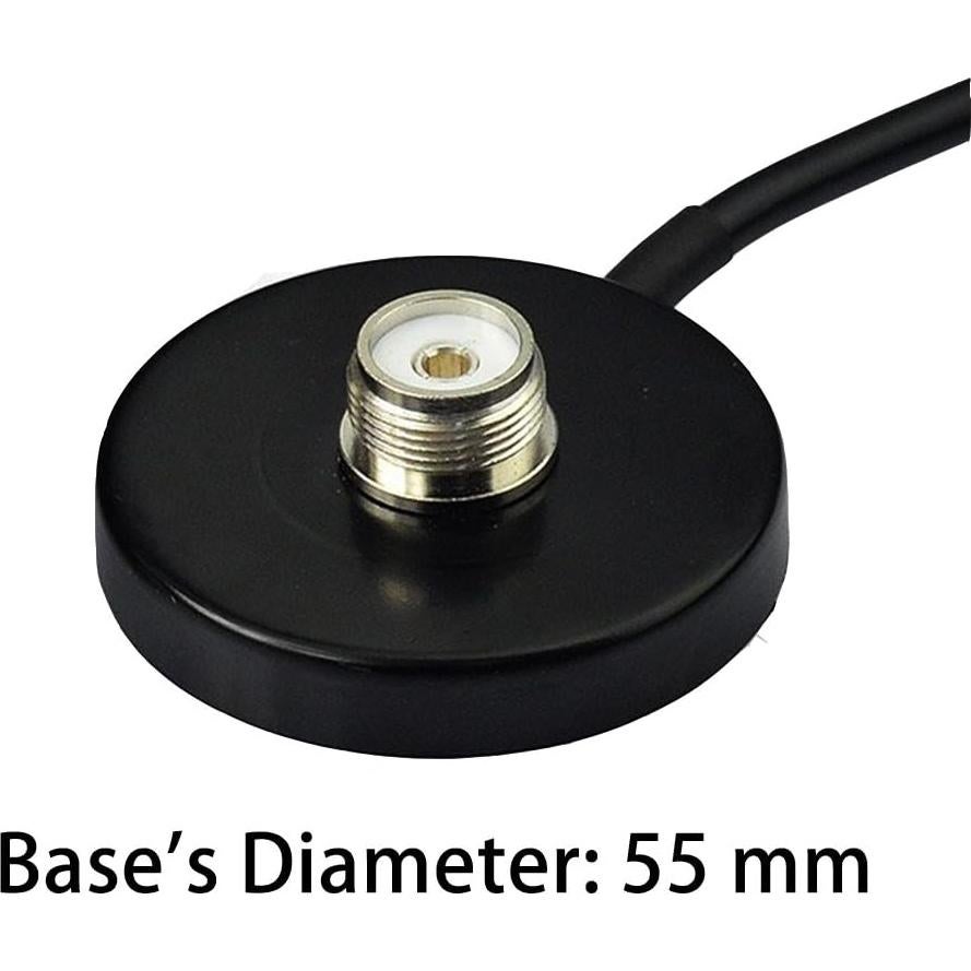 Antena Banda Dual TengKo HH-N2RS 400-470MHz VHF UHF con Base Magnética