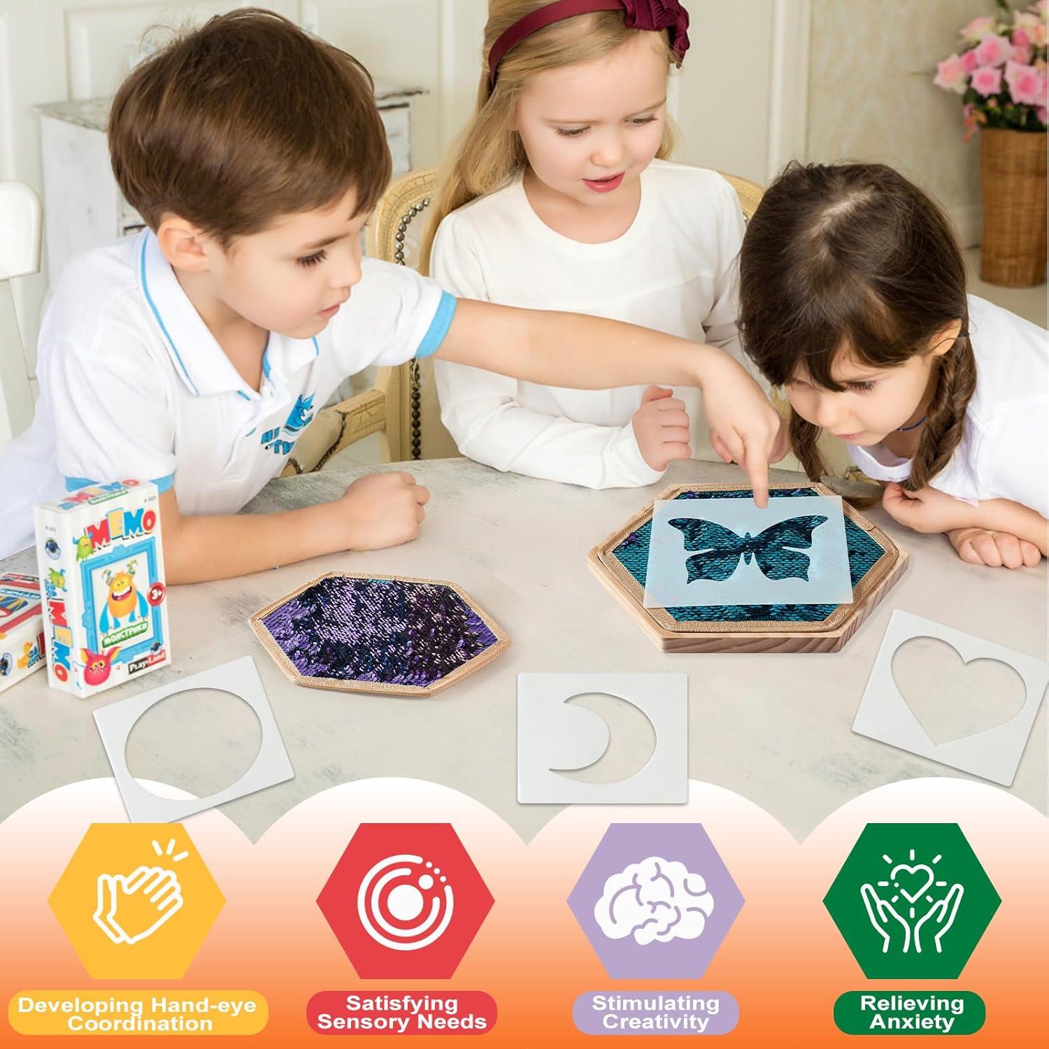 Panel Sensorial para Niños MOOZHEALTH 13 Pcs Texturas