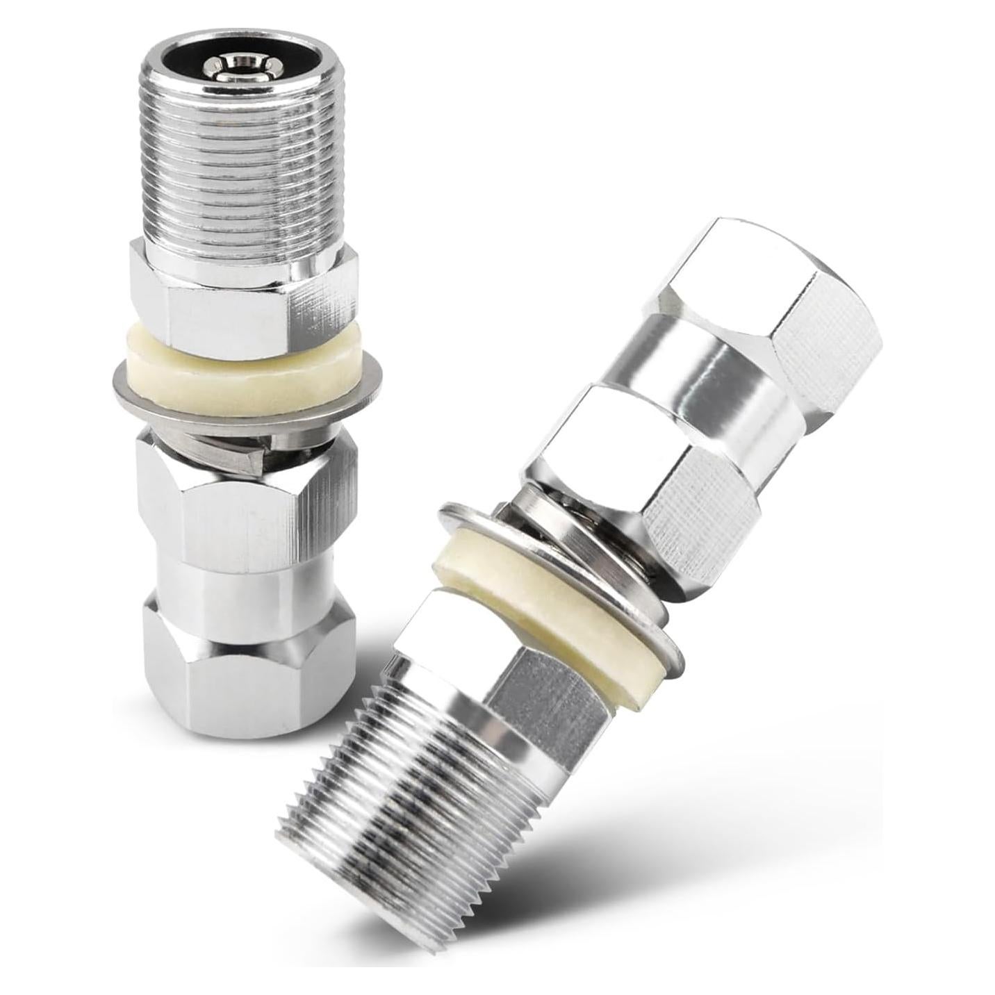 Adaptador de Montaje de Antena CB Wujexuhe SO-239 2 Piezas