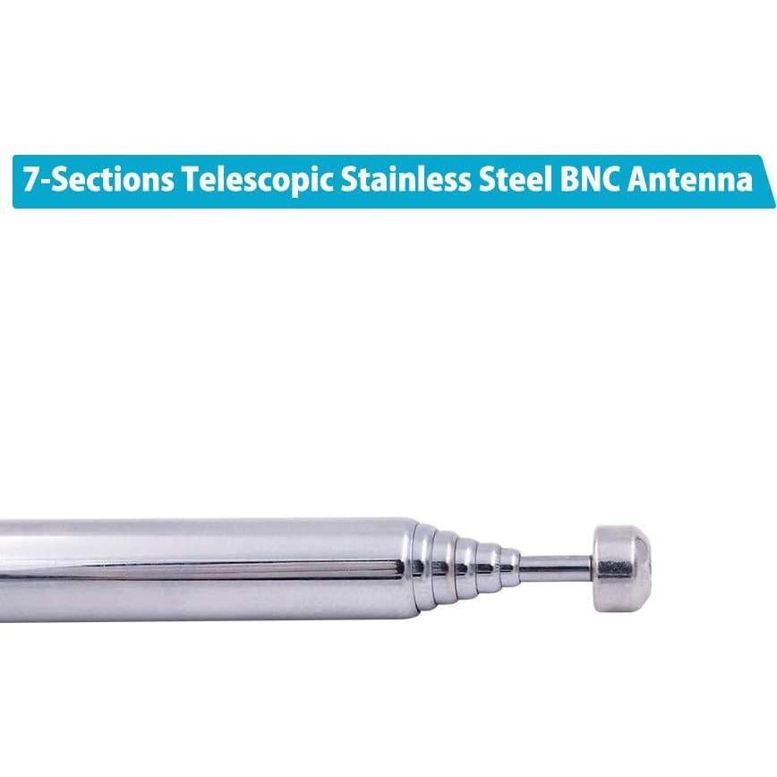 Antena BNC Telescópica Fancasee 74.93 cm para Radio