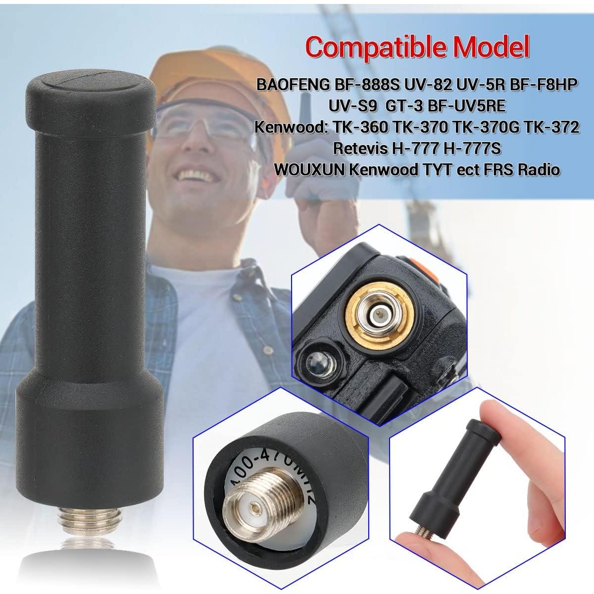 Antena Corta BaoFeng SMA Femenino UHF 400-470MHz 2 Pcs