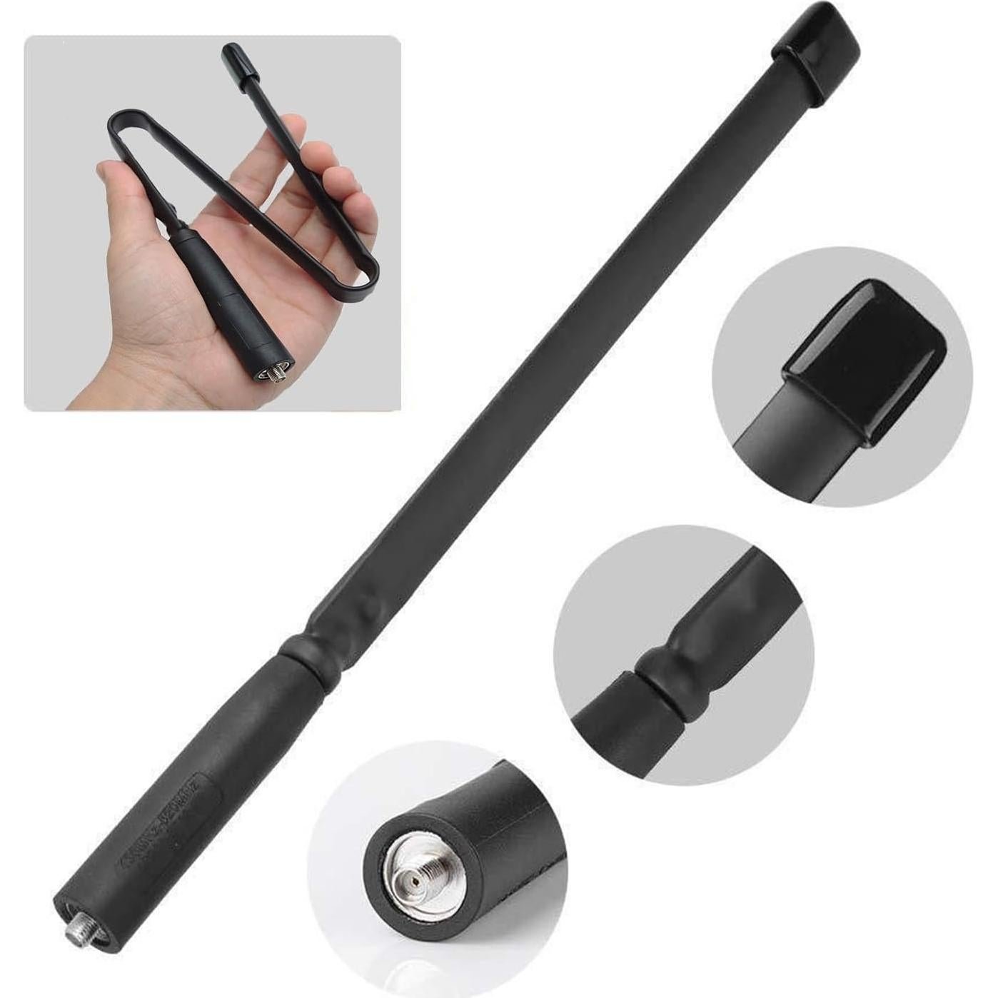 Antena BAOFENG VHF/UHF 47.6 cm 144/430MHz Alta Ganancia