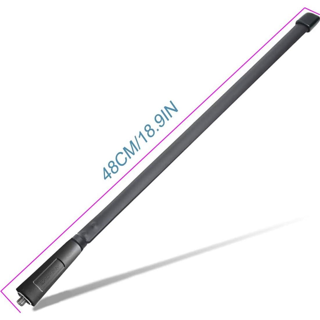 Antena BAOFENG VHF/UHF 47.6 cm 144/430MHz Alta Ganancia