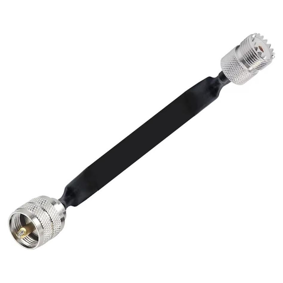 Paquete de 2 Cables Coaxiales UHFJK 40cm 50 Ohm PL259/SO239