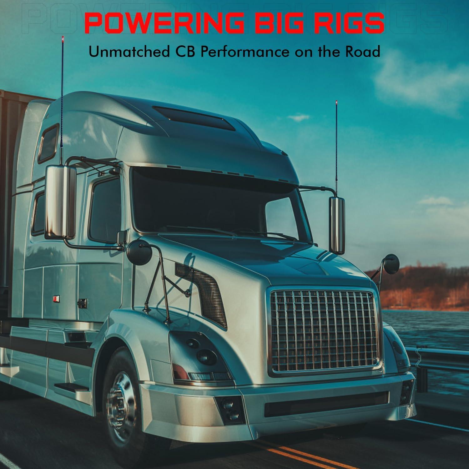 Antena de Radio CB Prostick 4 Pies 1000W Fibra de Vidrio