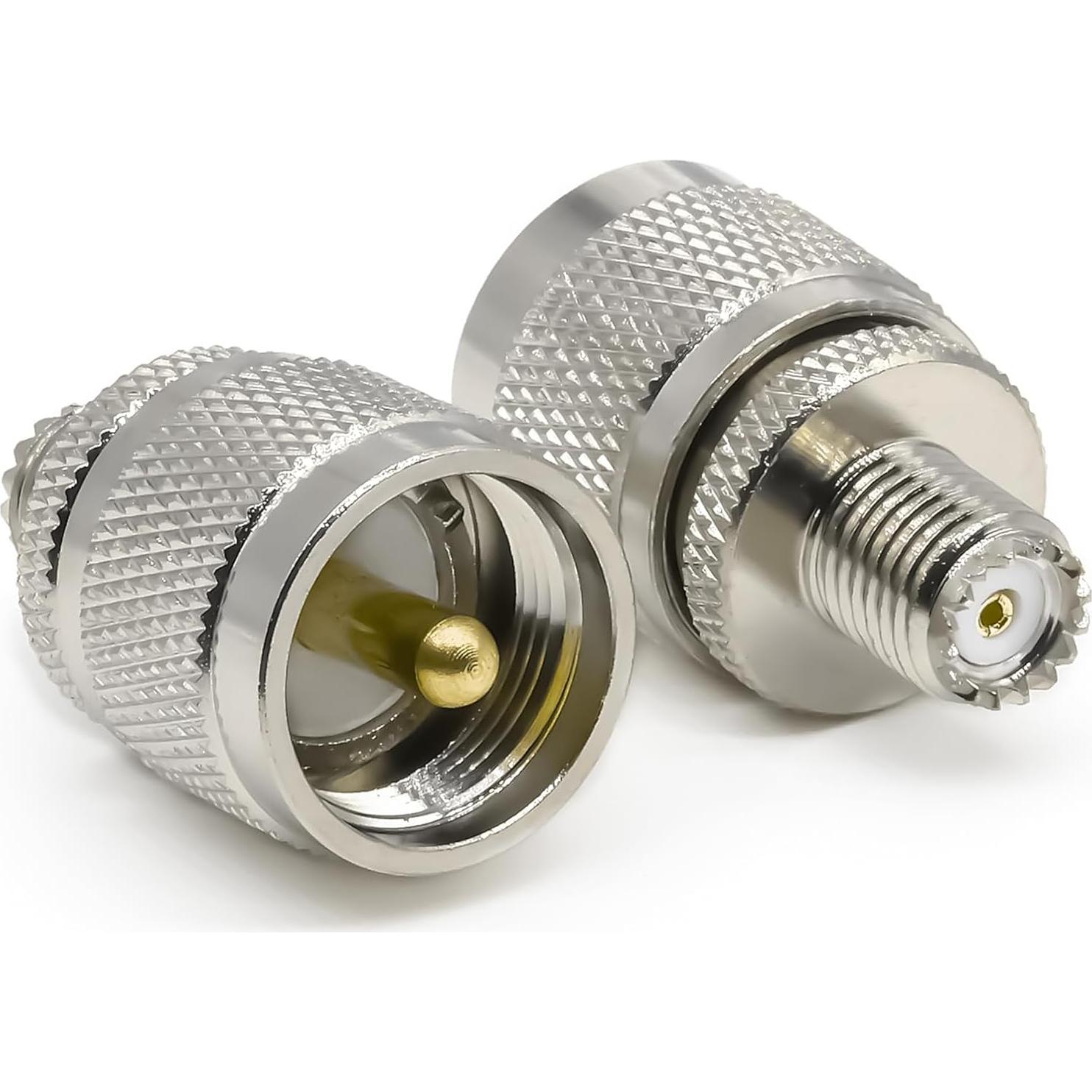 Adaptador Coaxial PL259 Femenino a SO239 Masculino 2PCS